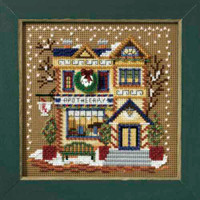 Apothecary Shop Cross Stitch Kit Mill Hill 2007 Buttons & Beads Winter