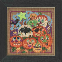 Painted Pumpkins Beaded Kit Mill Hill 2015 Buttons & Beads Autumn MH145206
