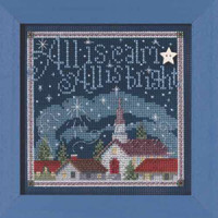 All is Calm Cross Stitch Kit Mill Hill 2015 Buttons & Beads Winter MH145305