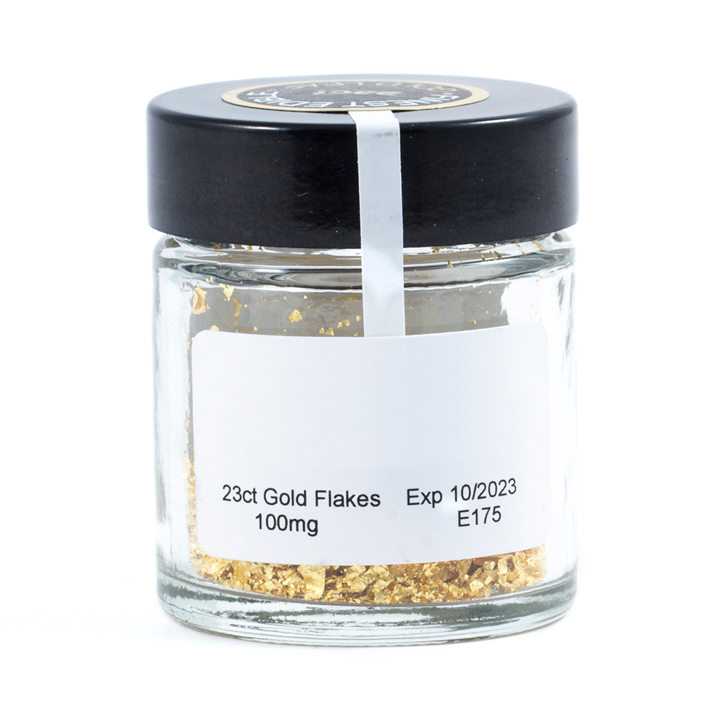 Edible Flakes Gold 23ct 100mg Infusions