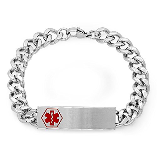 Nickel-Free Medical Alert Bracelets - The Health Room by American Medical ID
