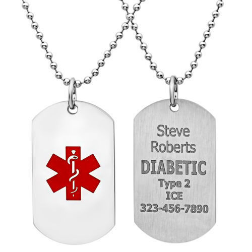 30 Stainless Steel Dog Tag Chains