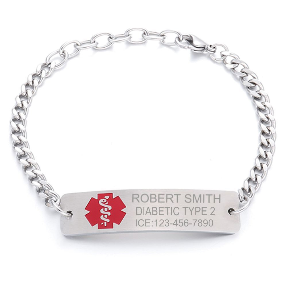 Tiffany medical deals alert bracelet