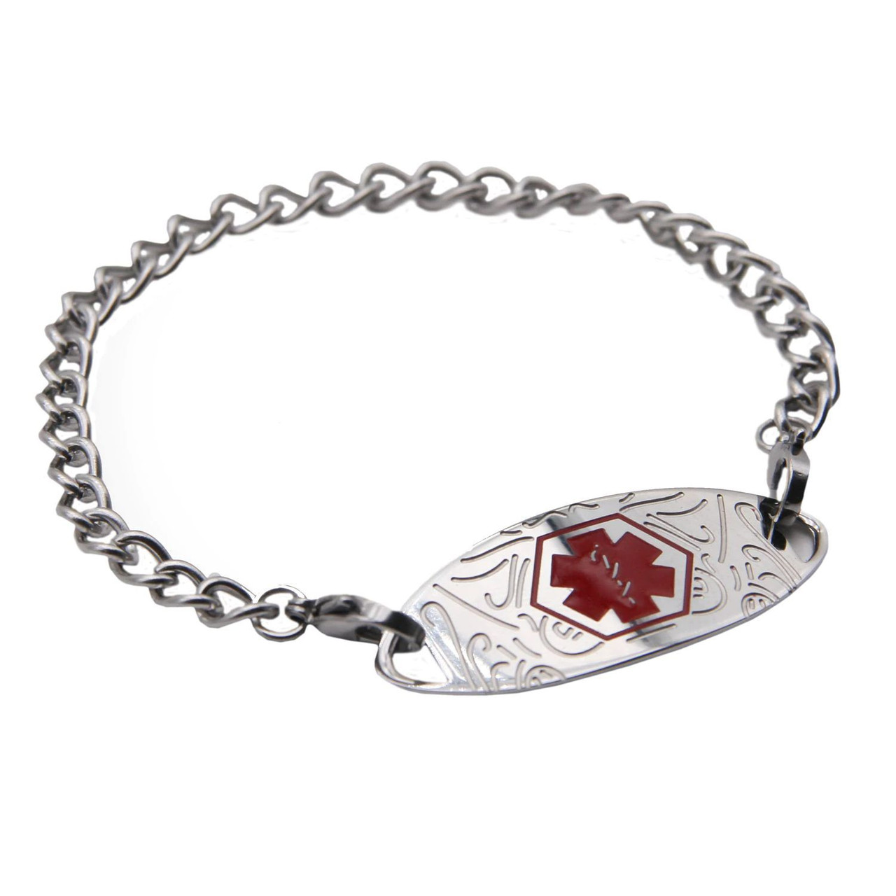 Personalized medical alert bracelets discount