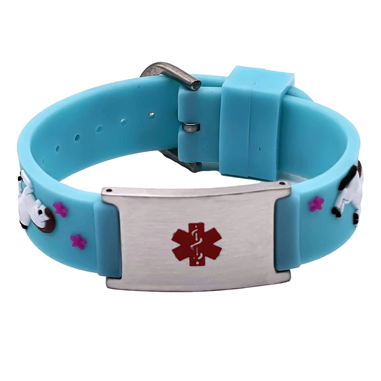 Personalized Rubber Medical Bracelets