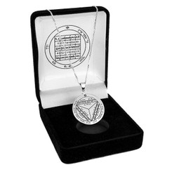 Necklace Convincing Seal Silver Pendant + Silver Chain (925) Kabbala King Solomon