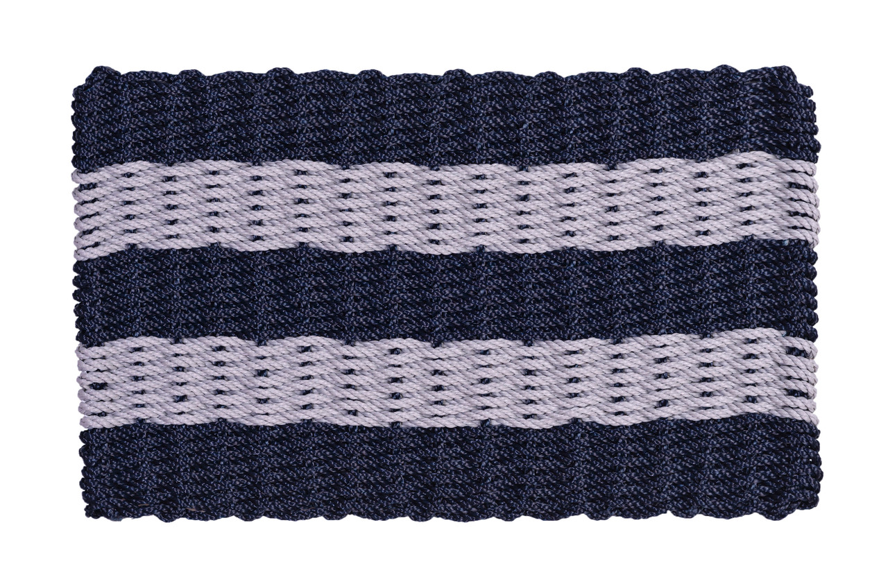 Dark Navy & Gray Shoreline Cape Cod Doormats