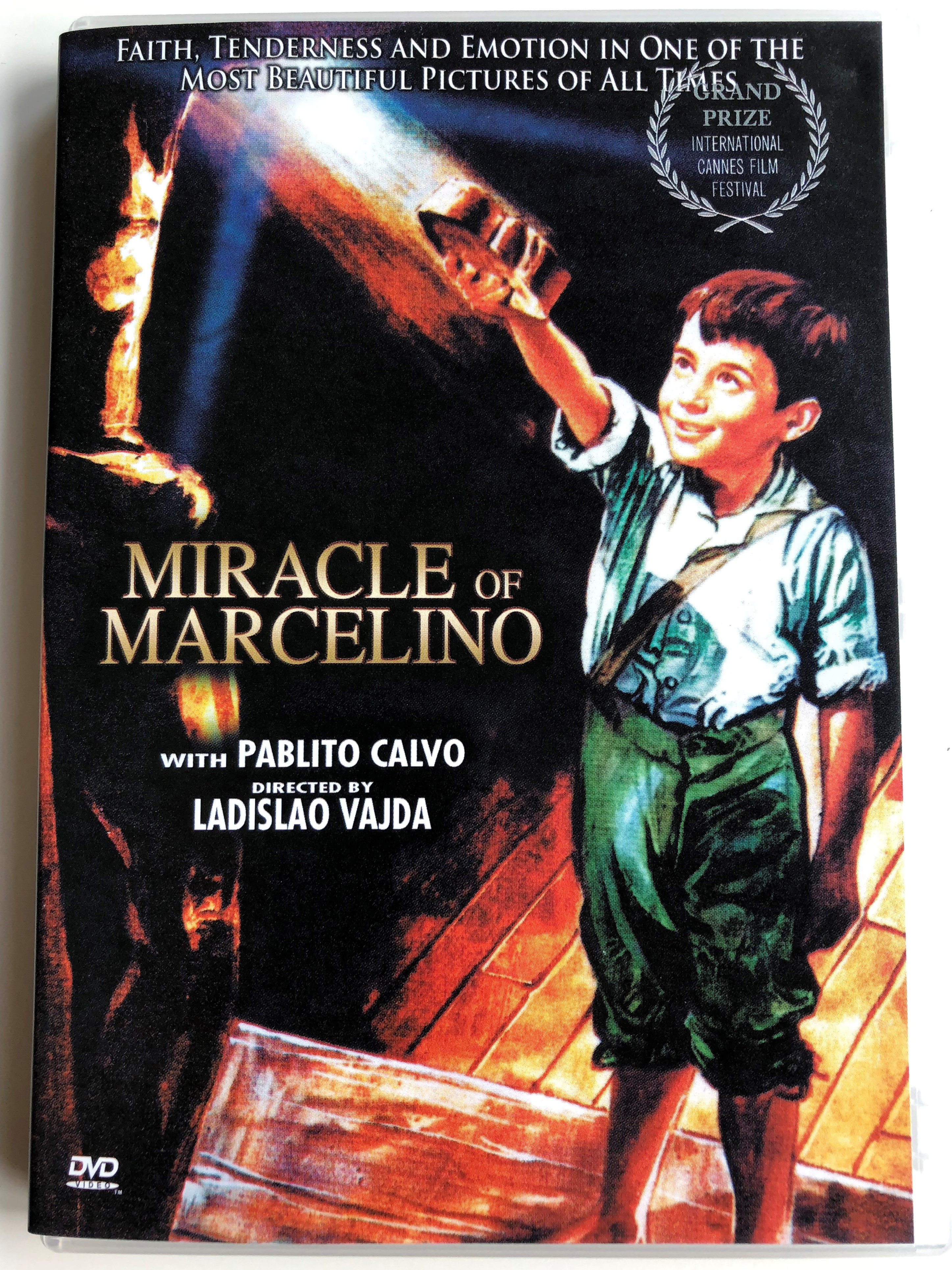 Miracle of Marcelino DVD 1955 / Directed by Ladislao Vajda / Starring:  Pablito Calvo, Rafael Rivelles, Antonio Vico, Juan Calvo / Grand Prize  award winner at International Cannes Film Festival / VCI entertainment -  bibleinmylanguage