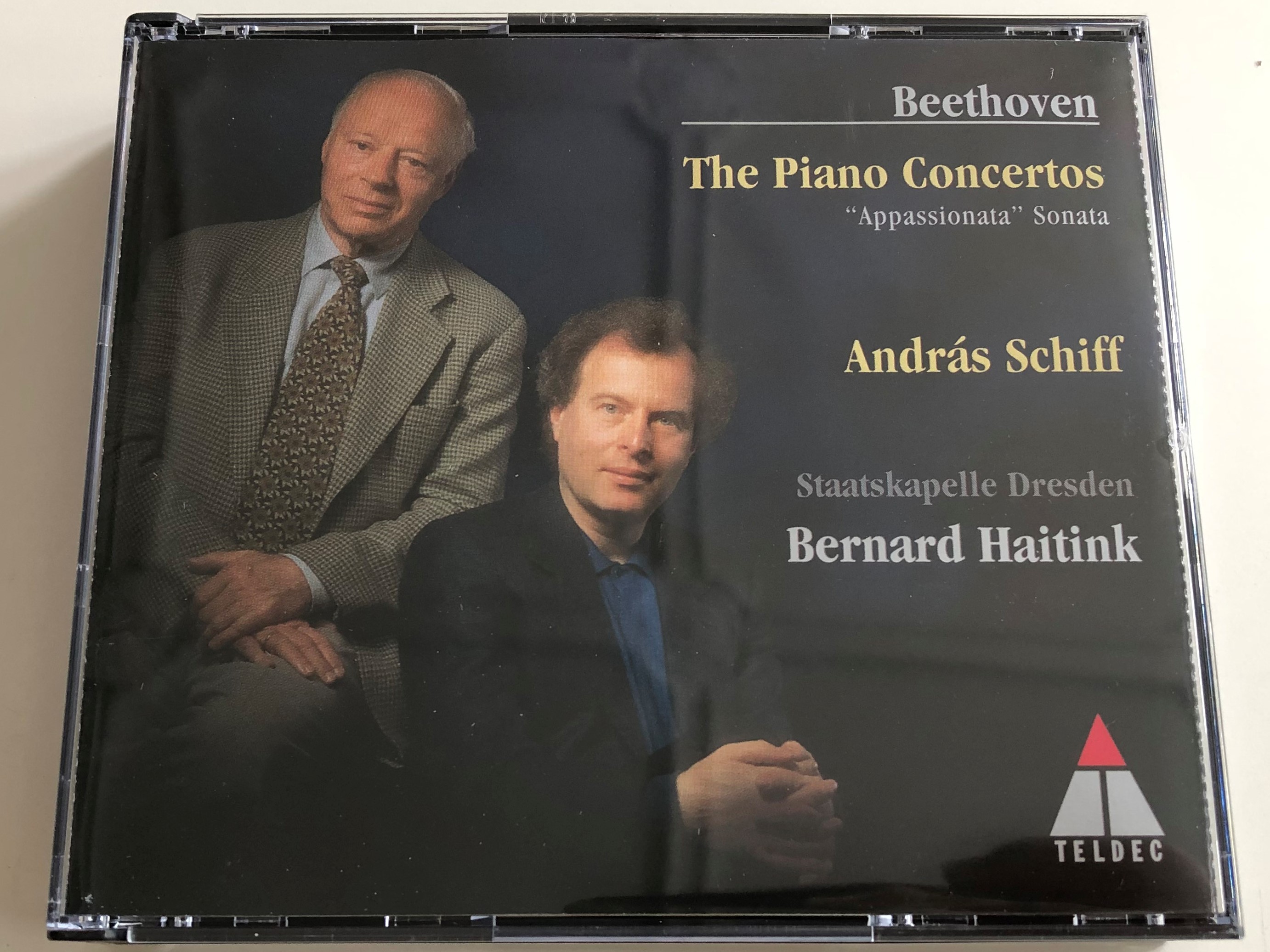Beethoven The Piano Concertos "Appassionata" Sonata András Schiff, piano  Staatskapelle Dresden Bernard Haitink Teldec x Audio CD 1997  Bible in My Language