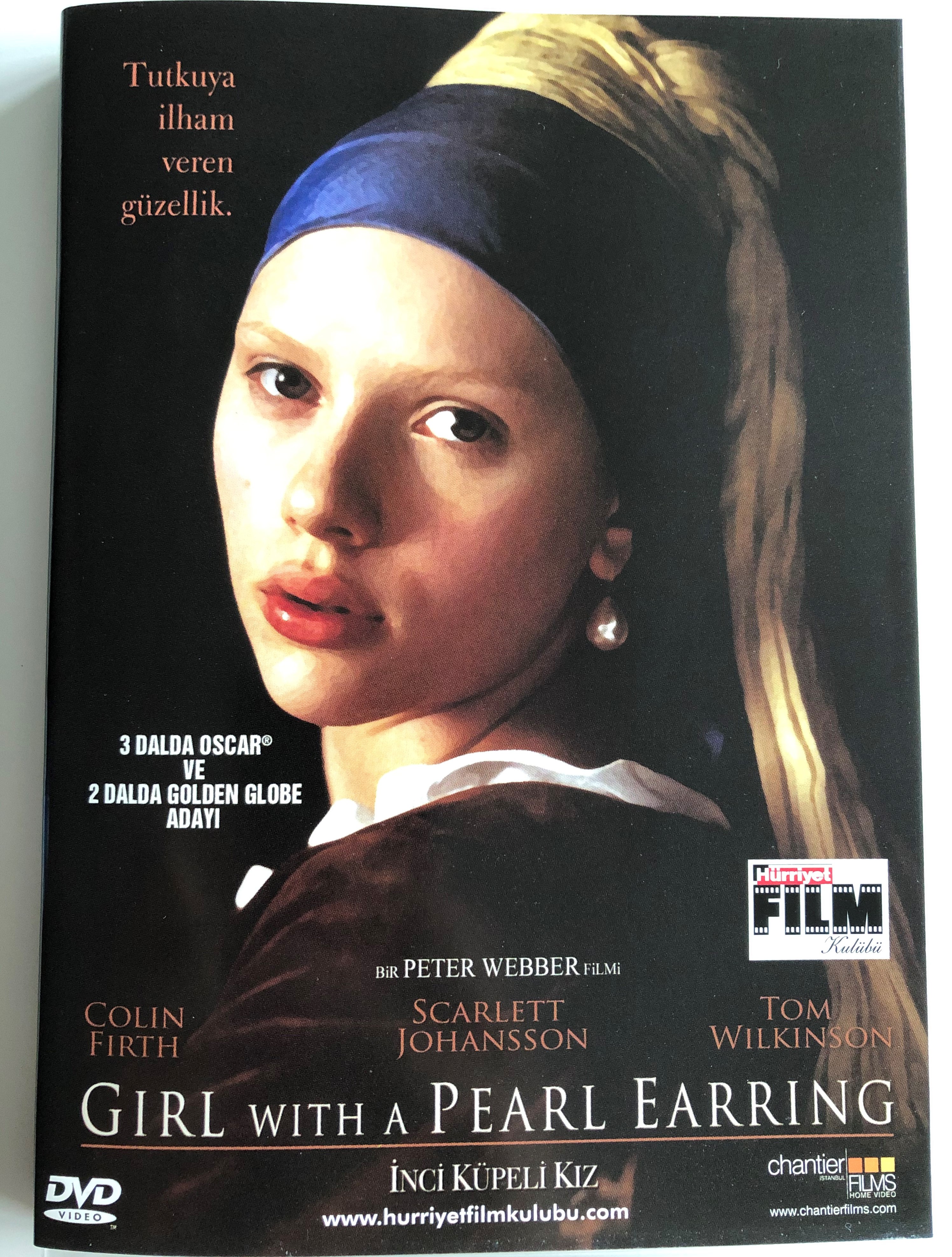 Girl with a Pearl Earring DVD 2003 Inci Küpeli Kiz / Directed by Peter  Webber / Starring: Colin Firth, Scarlett Johansson, Tom Wilkinson - Bible  in My Language