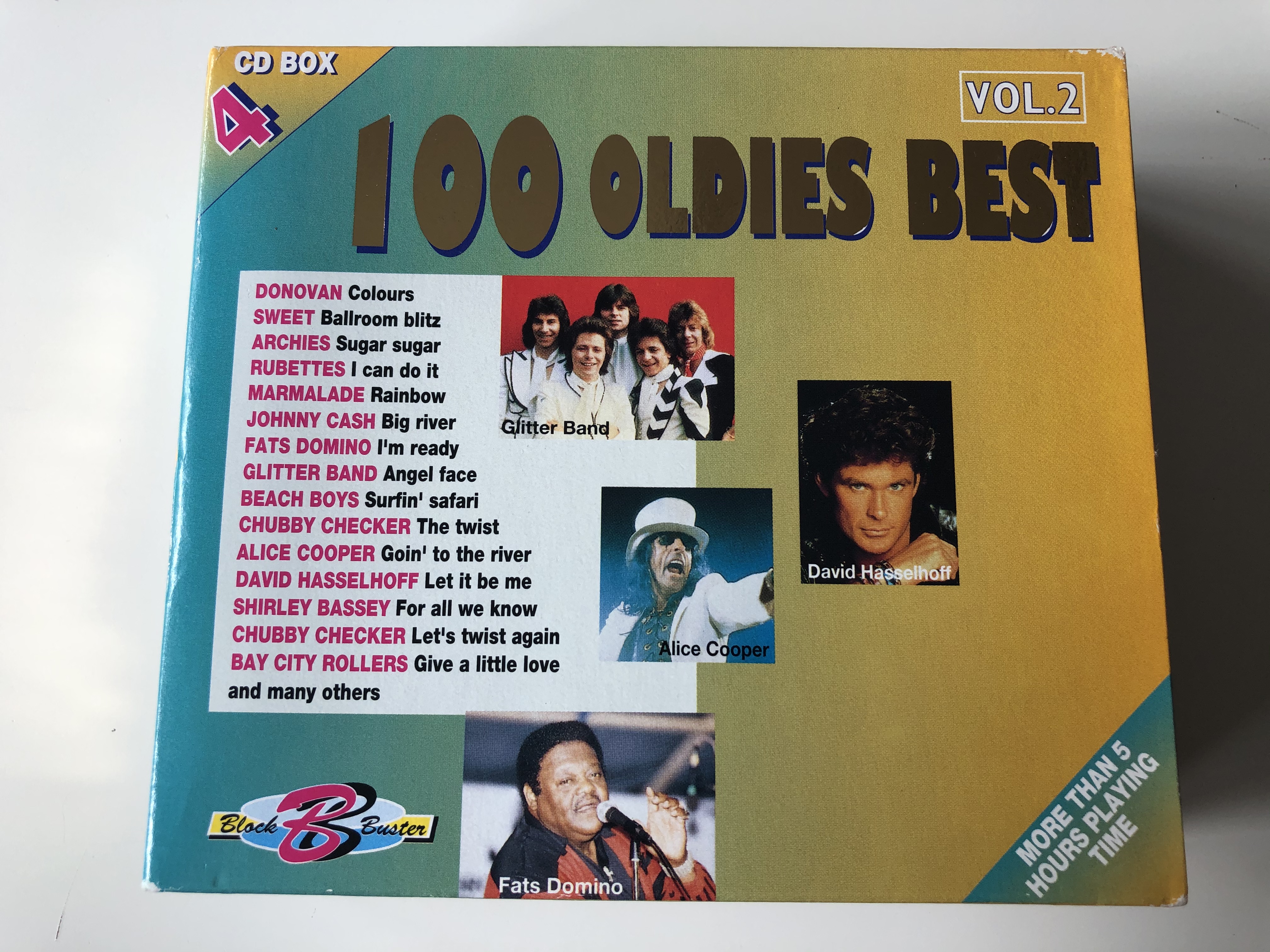 100 Oldies Best - Vol. 2 - CD Box 4 / Donovan - Colours, Sweet - Ballroom  blitz, Archies - Sugar sugar, Rubettes - I Can do it, Marmalade - Rainbow,  Johnny