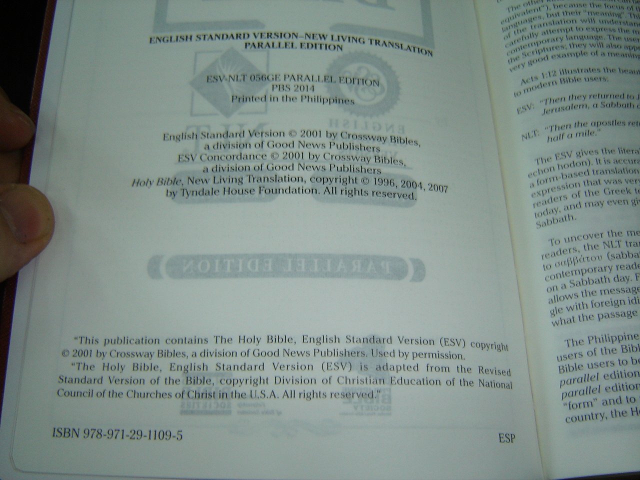 Nice Brown Stylish Binding Introducing The Esv Nlt Holy - 