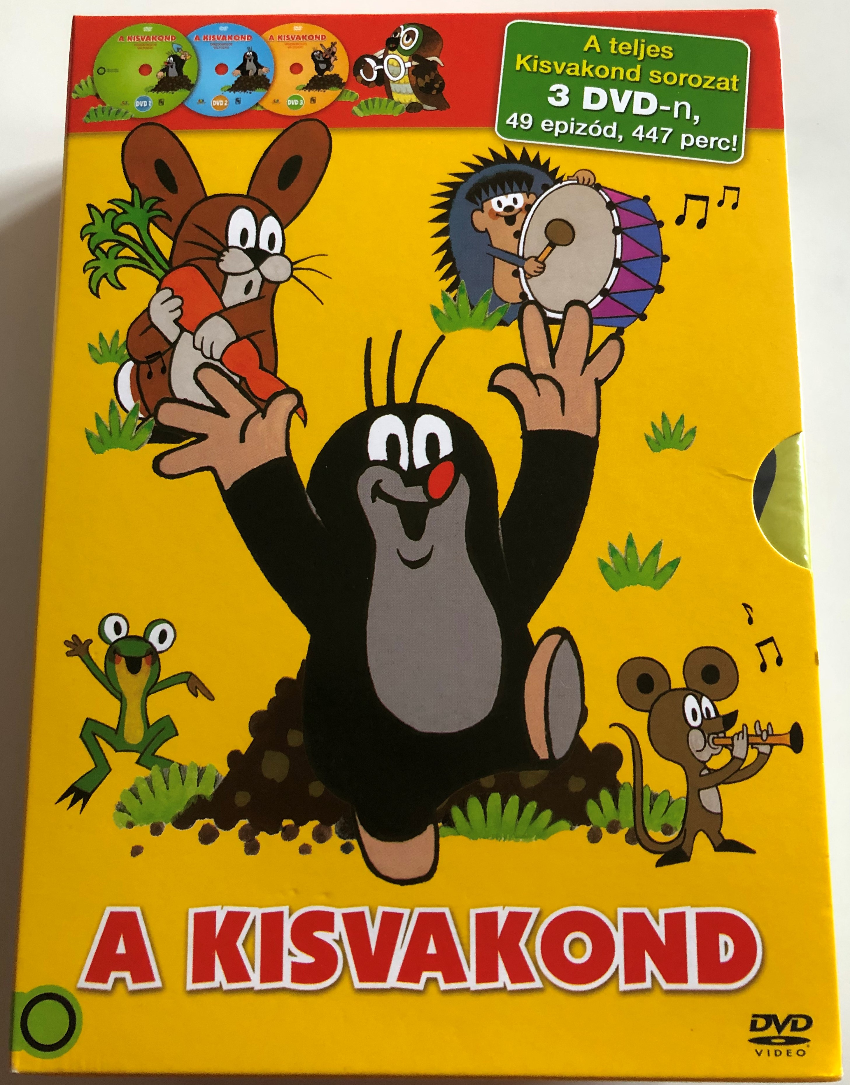 A kisvakond DVD full SET Krtek the Little Mole Full Series / 3 Discs - 447  minutes - 49 episodes / Kisvakond teljes sorozat / Krteček - Bible in My  Language