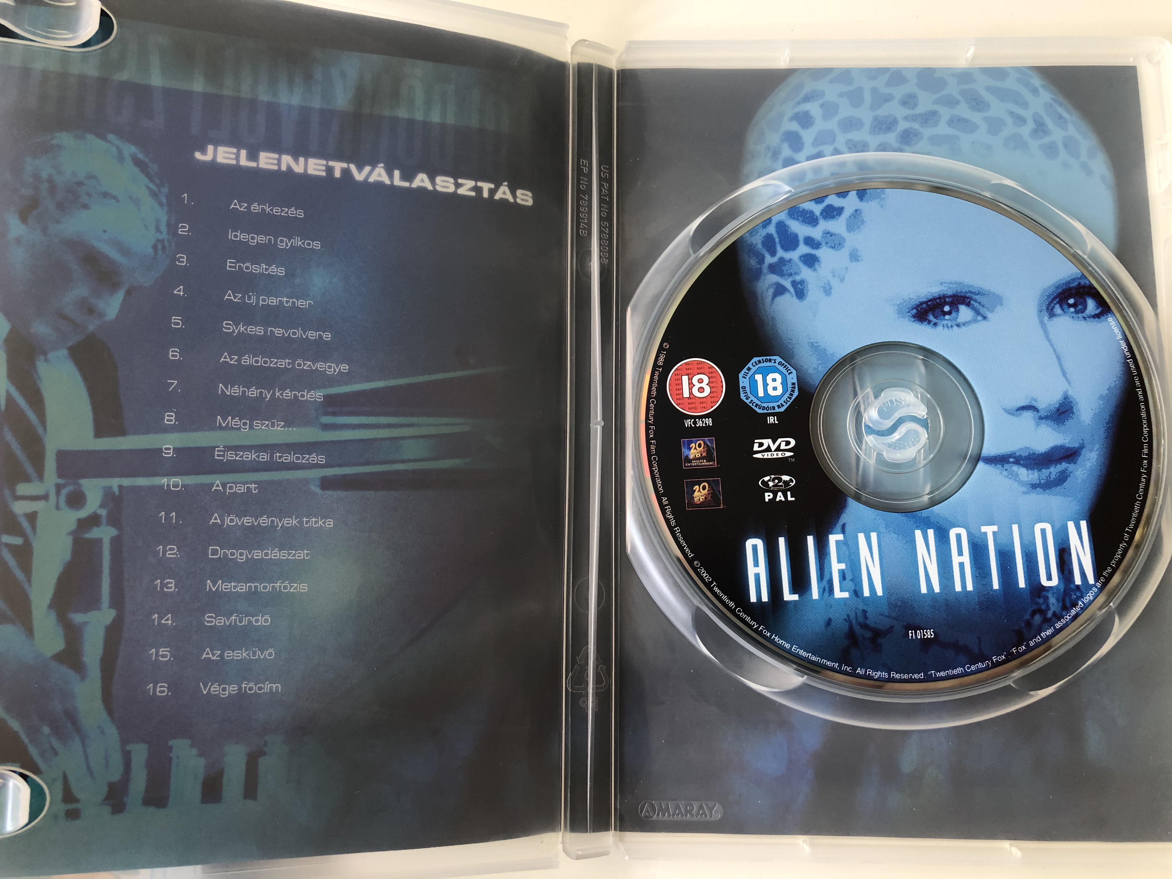 Alien nation DVD 1988 Földönkívüli zsaru / Directed by Graham Baker /  Starring: James Caan, Mandy Patinkin , Terence Stamp - bibleinmylanguage