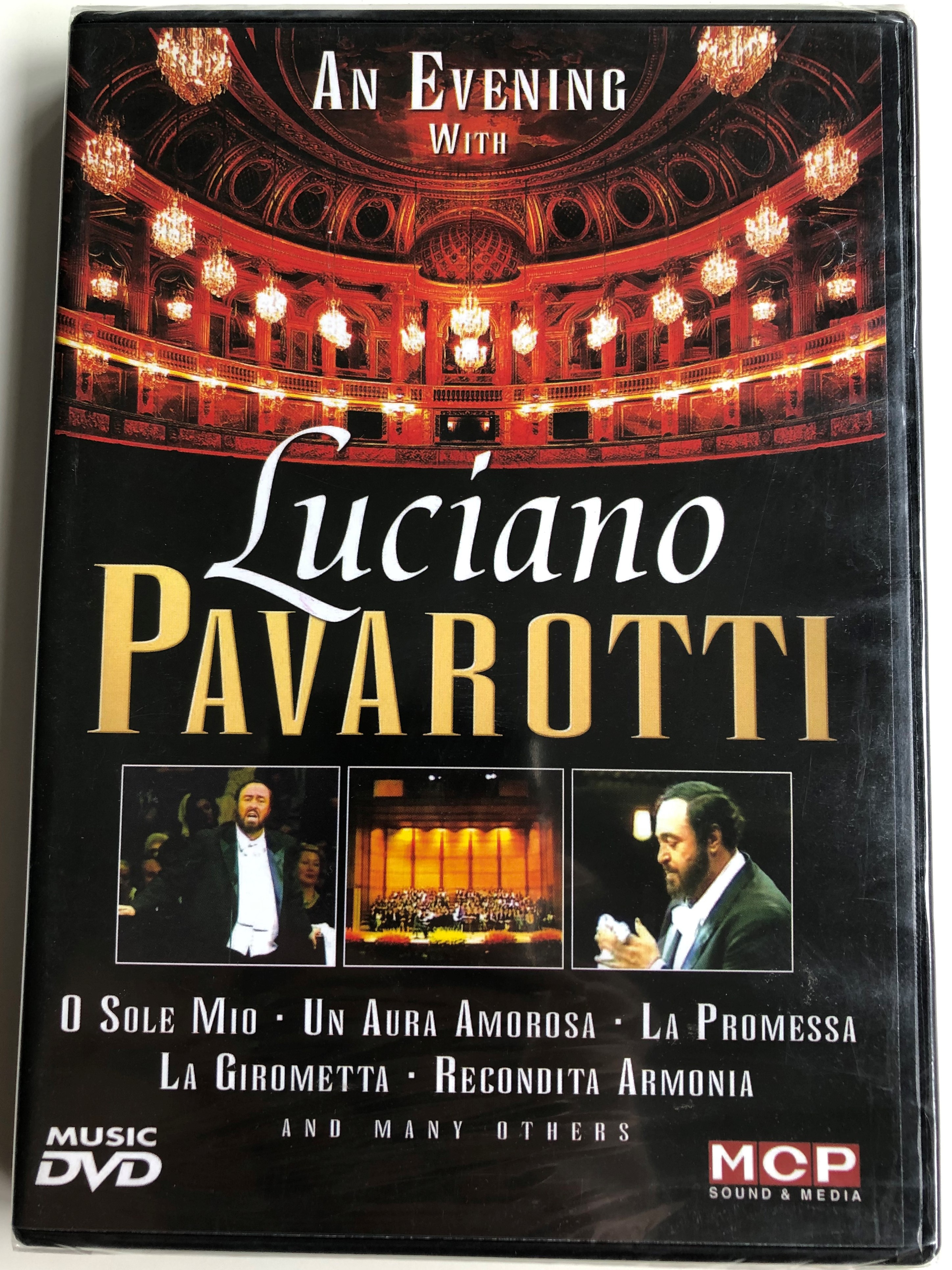 An evening with Luciano Pavarotti DVD O Sole mio, Un Aura Amorosa, La  Promessa and many others / MCP Sound & Media - Bible in My Language