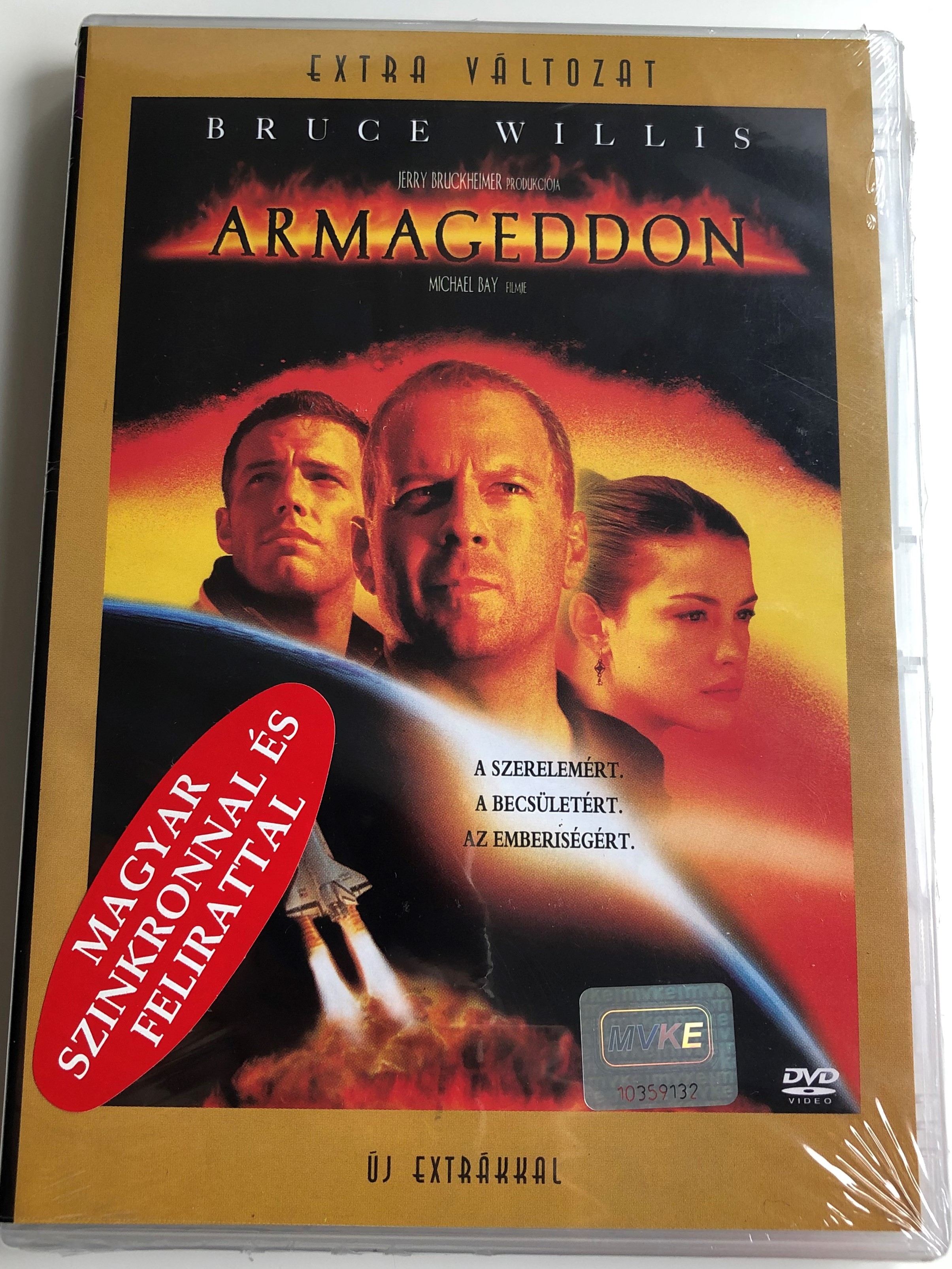Armageddon DVD 1998 / Directed by Michael Bay / Starring: Billy Bob  Thornton, Liv Tyler, Ben Affleck, Will Patton, Bruce Willis -  bibleinmylanguage