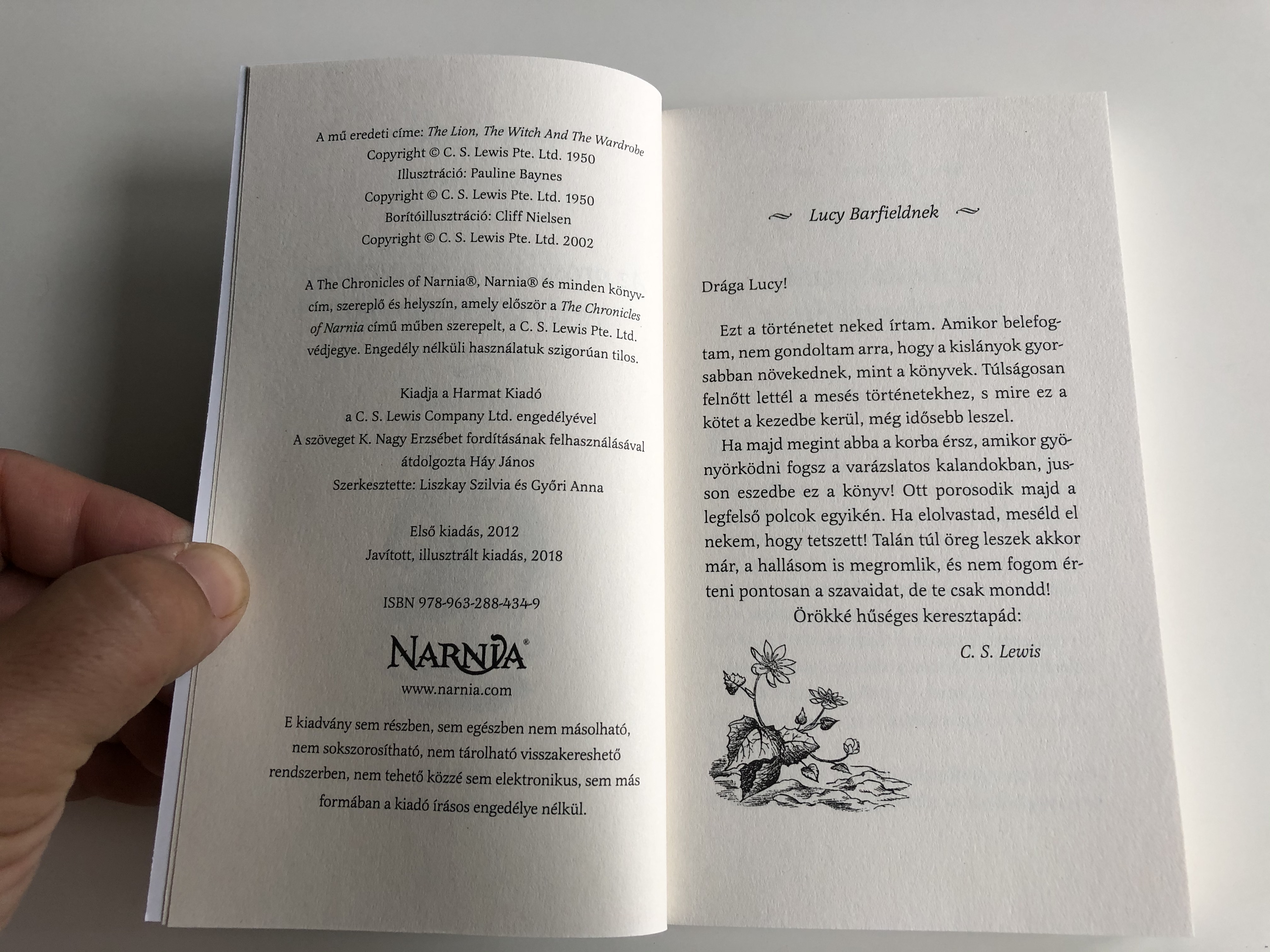 Az oroszlán, a boszorkány és a ruhásszekrény (Narnia 2. kötet) by C. S.  LEWIS - HUNGARIAN TRANSLATION OF THE CHRONICLES OF NARNIA: The Lion, the  Witch and the Wardrobe / A HIGH