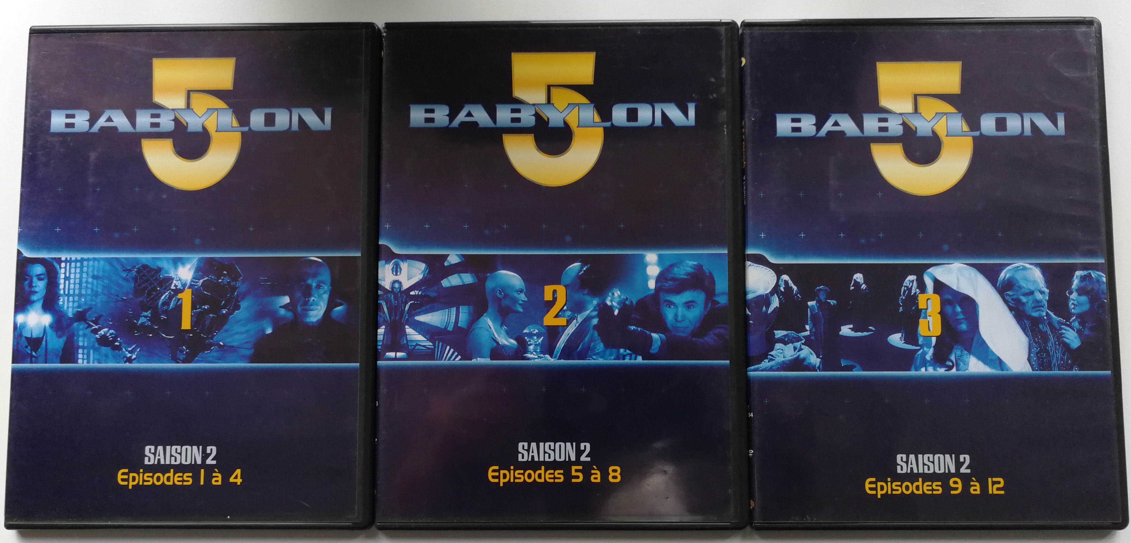 Babylon 5 DVD SET Season 2 / French Release - Episodes 1-12 / Saison 2 -  Episodes 1 á 12 / Created by J. Michael Straczynski / Starring: Bruce  Boxleitner, Michael O'Hare, Claudia Christian, Jerry Doyle - Bible in My  Language