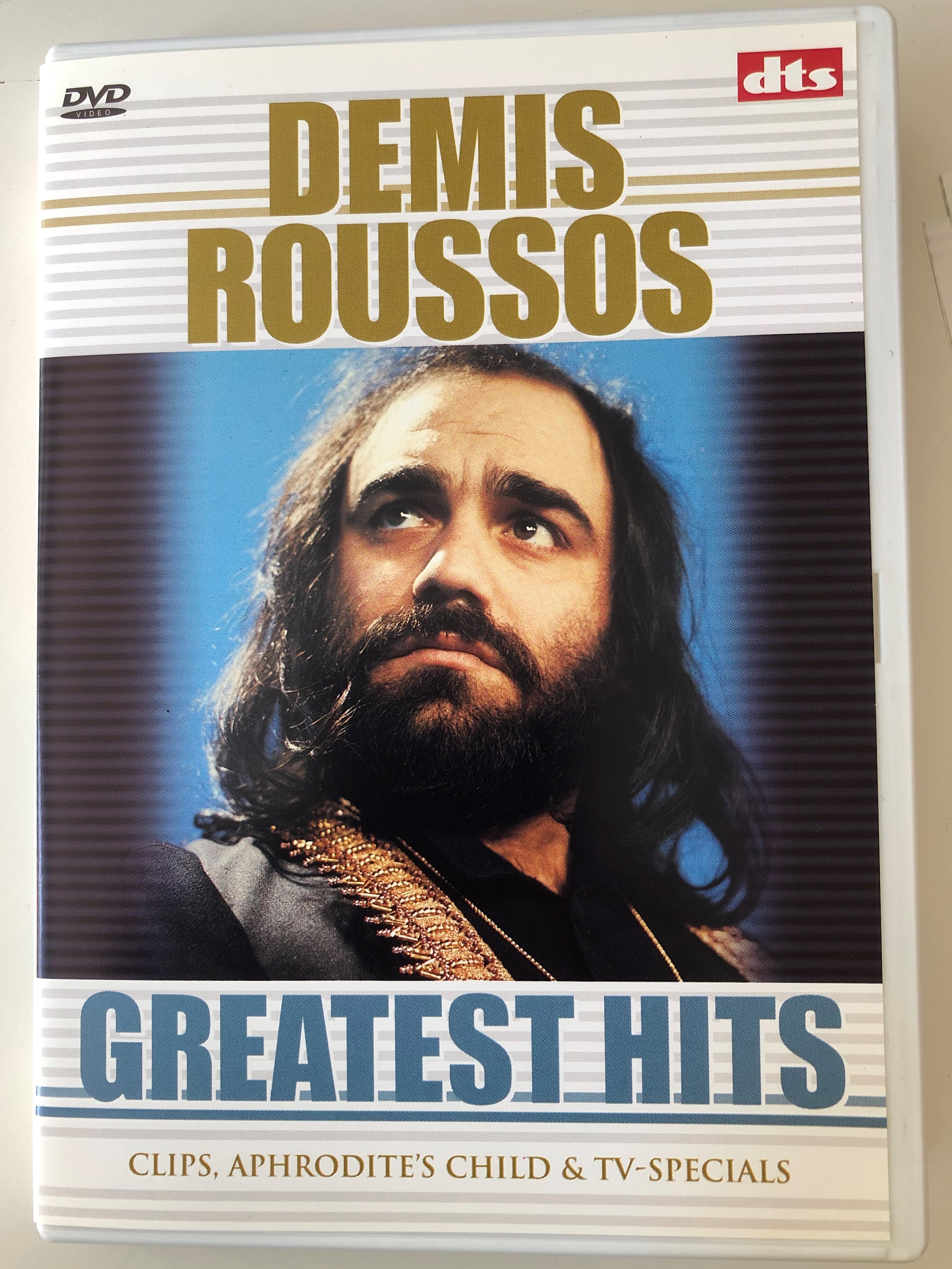 Demis Roussos DVD 2003 Greatest Hits / Clips, Aphrodite's Child &  TV-Specials / BR Music - BD 3006-9 - bibleinmylanguage