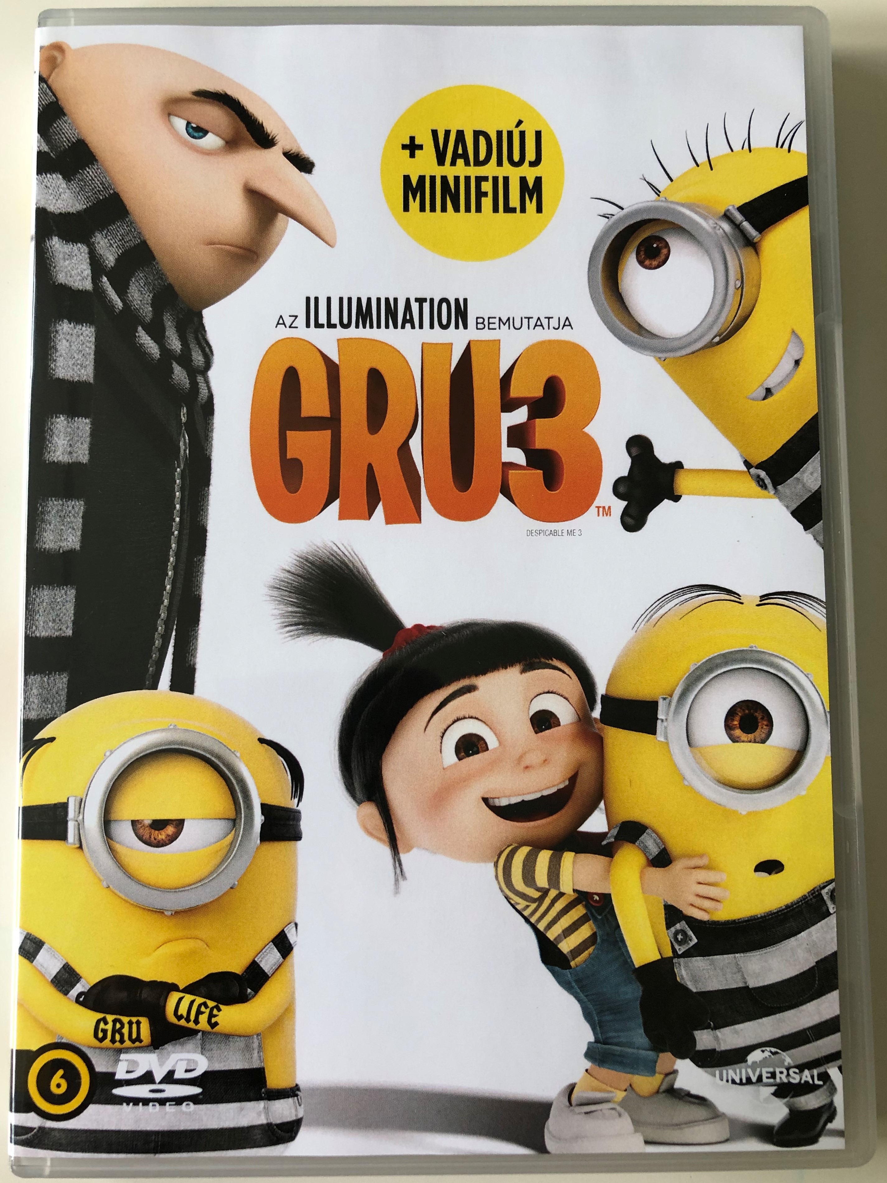 Despicable Me 3 DVD Gru 3 / Directed by Pierre Coffin, Kyle Balda /  Starring: Steve Carell, Kristen Wiig, Trey Parker, Miranda Cosgrove -  bibleinmylanguage