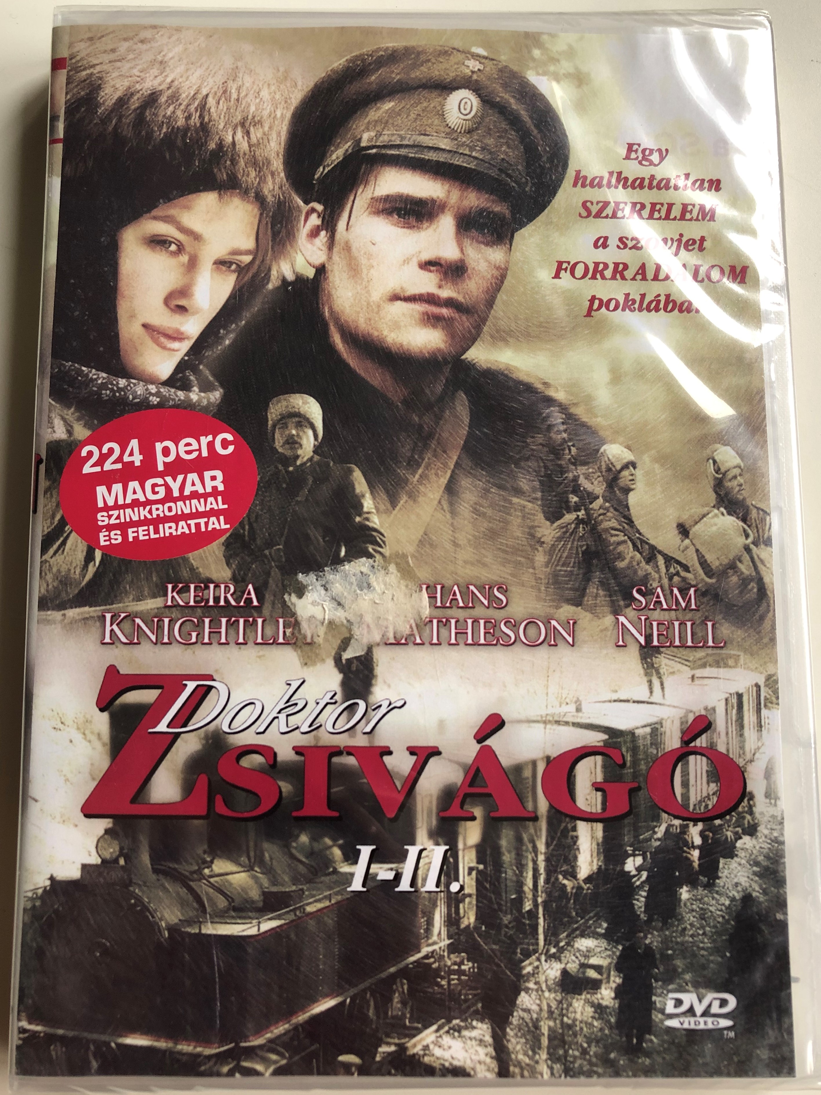 Doctor Zhivago DVD 2002 Doktor Zsivágó / Directed by Giacomo Campiotti /  Starring: Hans Matheson, Keira Knightley, Kris Marshall, Sam Neill -  bibleinmylanguage