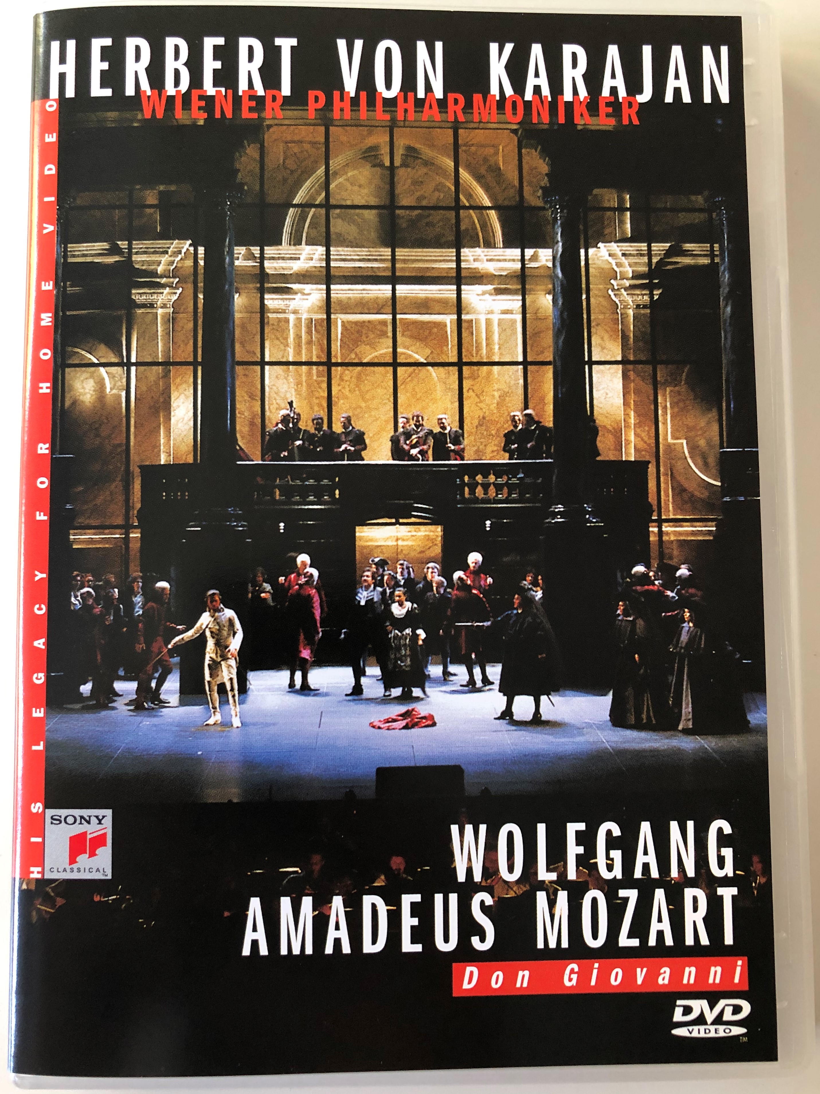Don Giovanni - W.A.Mozart DVD 1991 Conducted by Herbert von Karajan /  Wiener Philharmoniker / Directed by Michael Hampe / Recorded July 18-31  1987 in Salzburg, Austria / Sony Video - bibleinmylanguage