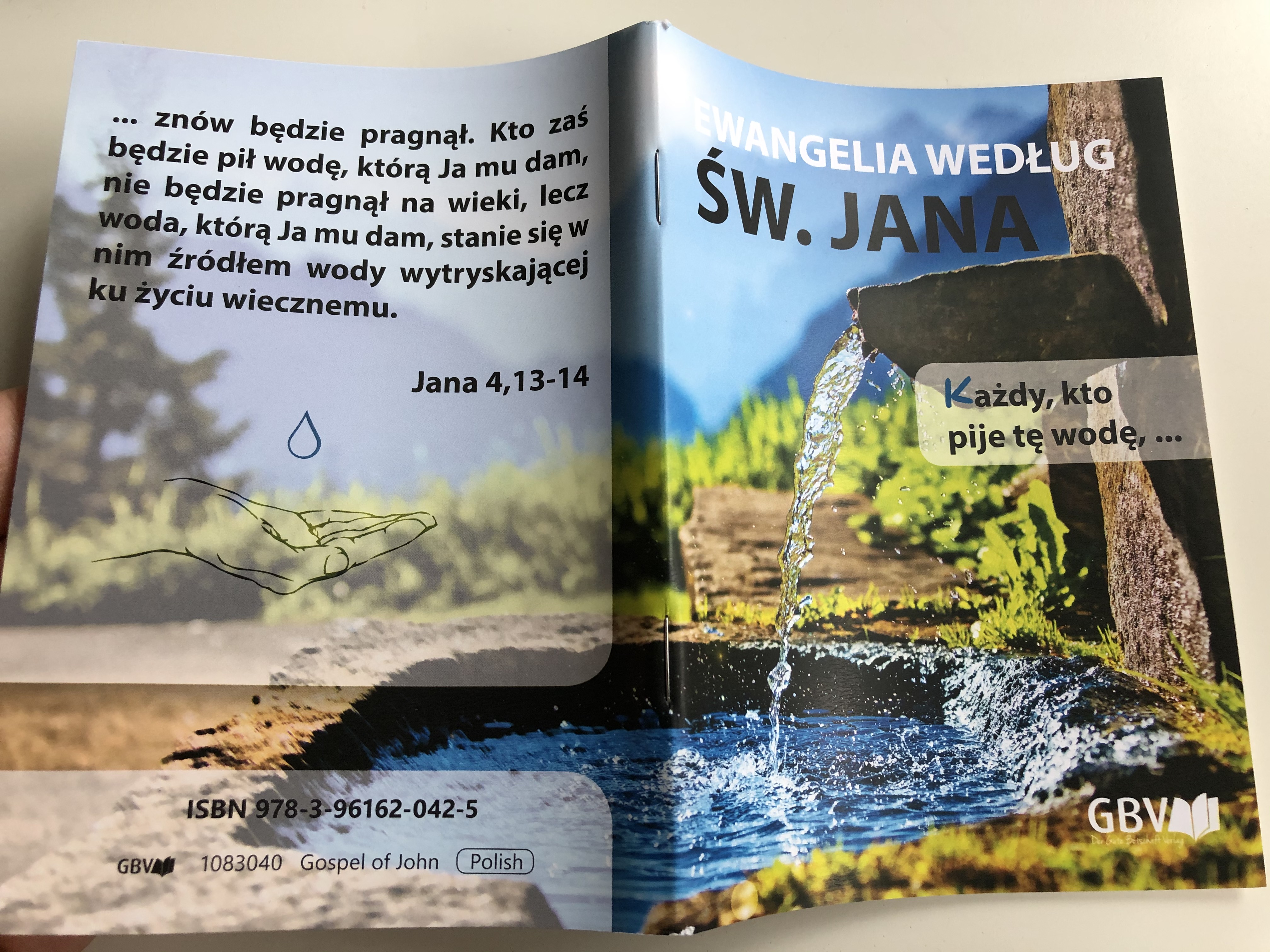 Ewangelia Wedlug Sw. Jana / Polish language Gospel of John / Gute Botschaft  Verlag 2017 / GBV 1083040 / Paperback - bibleinmylanguage