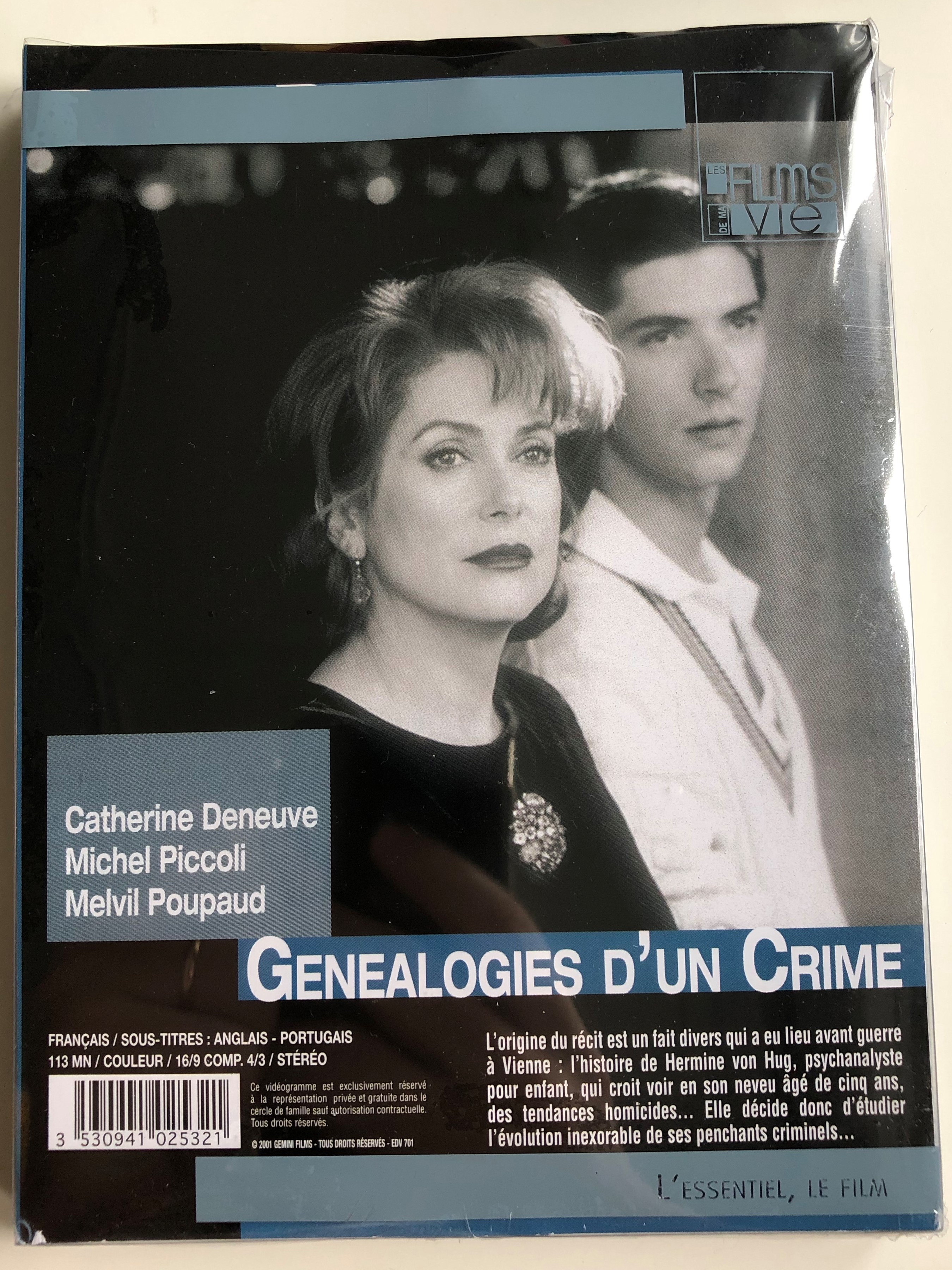 Genealogies d'un Crime DVD 1997 Genealogies of a Crime / Directed by Raúl  Ruiz / Starring: Catherine Deneuve, Michel Piccoli, Melvil Poupaud, Andrzej  Seweryn - bibleinmylanguage