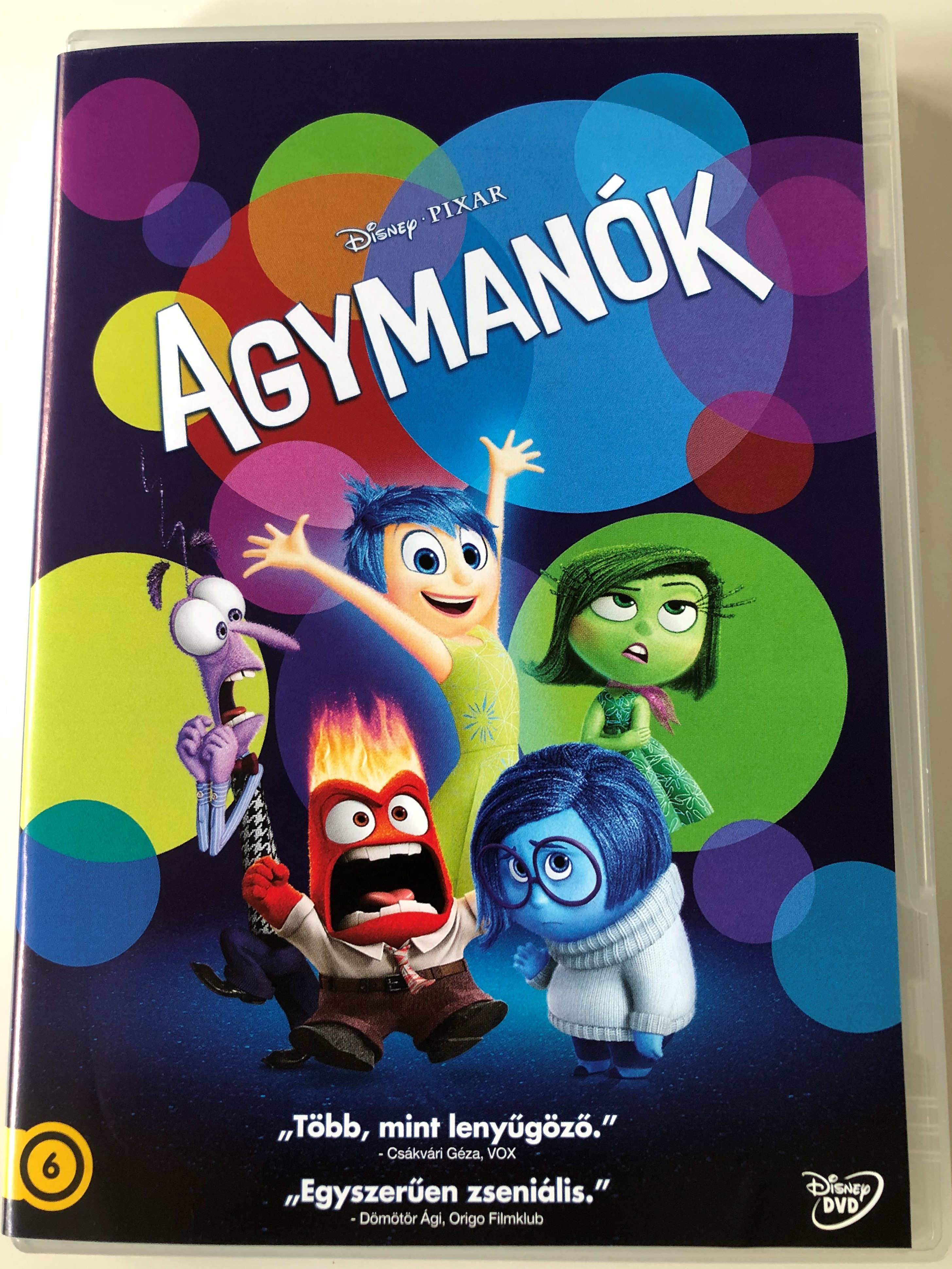 Inside out DVD 2015 Agymanók / Directed by Peter Docter / Starring: Amy  Poehler, Phyllis Smith, Richard Kind, Lewis Black - Bible in My Language