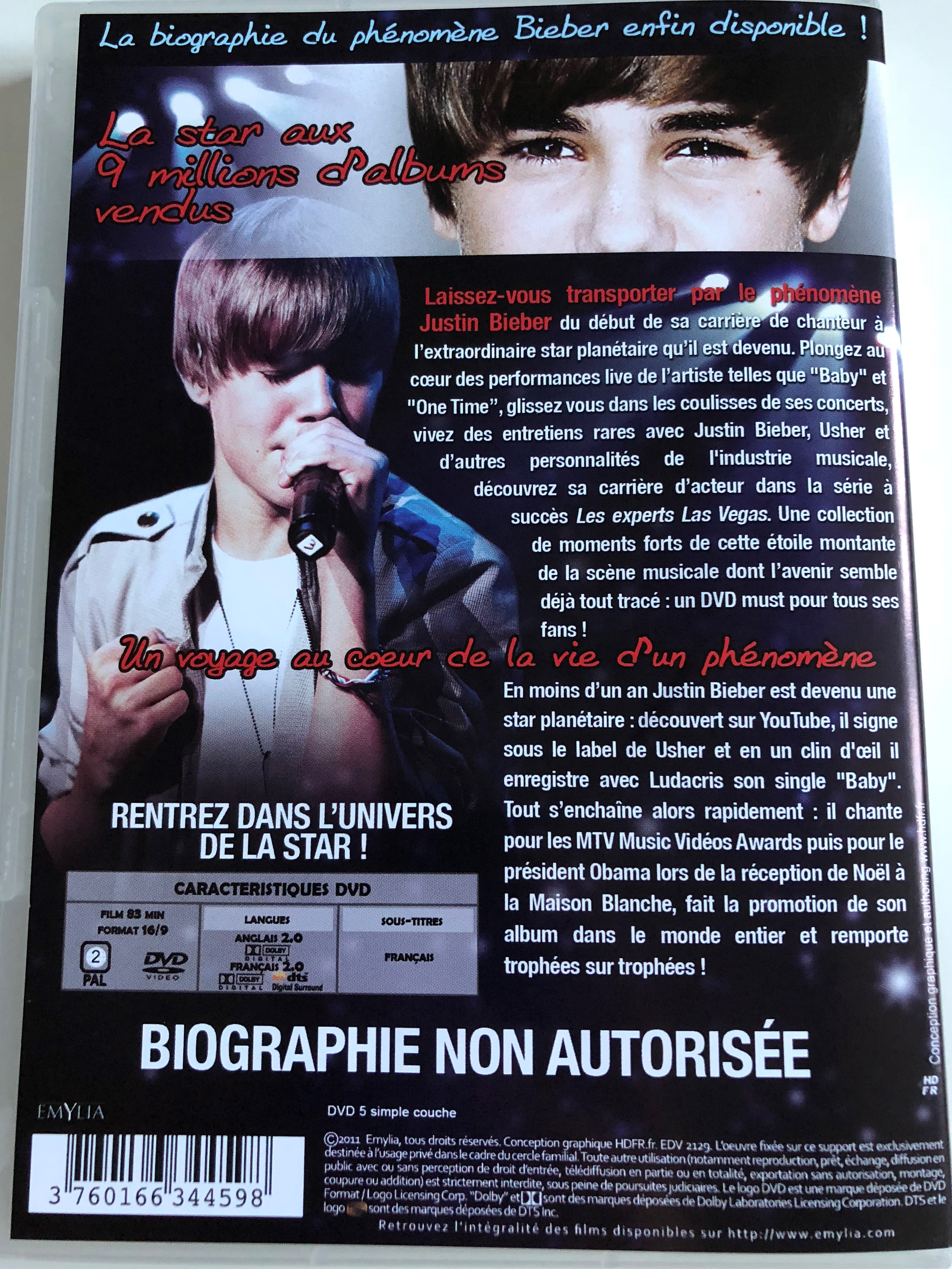 Justin Bieber - This is my world DVD 2011 C'est mon univers ...