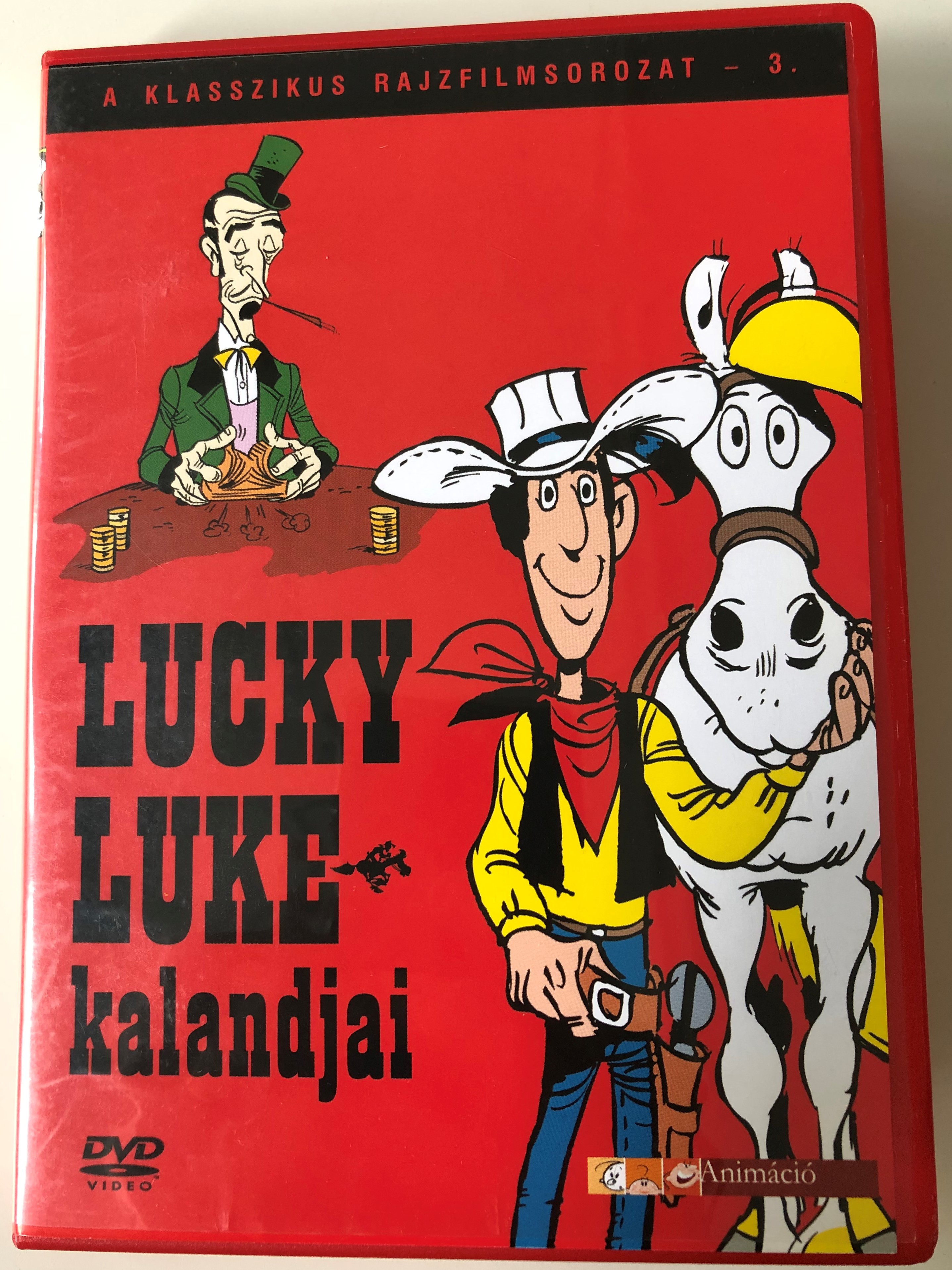 Lucky Luke TV Series Vol 3 DVD 1983 Lucky Luke kalandjai 3. / Directed by  Joseph Barbera, William Hanna / Starring: William Callaway, Rick Dees, Bob  Holt, Mitzi McCall / 4 episodes - Bible in My Language