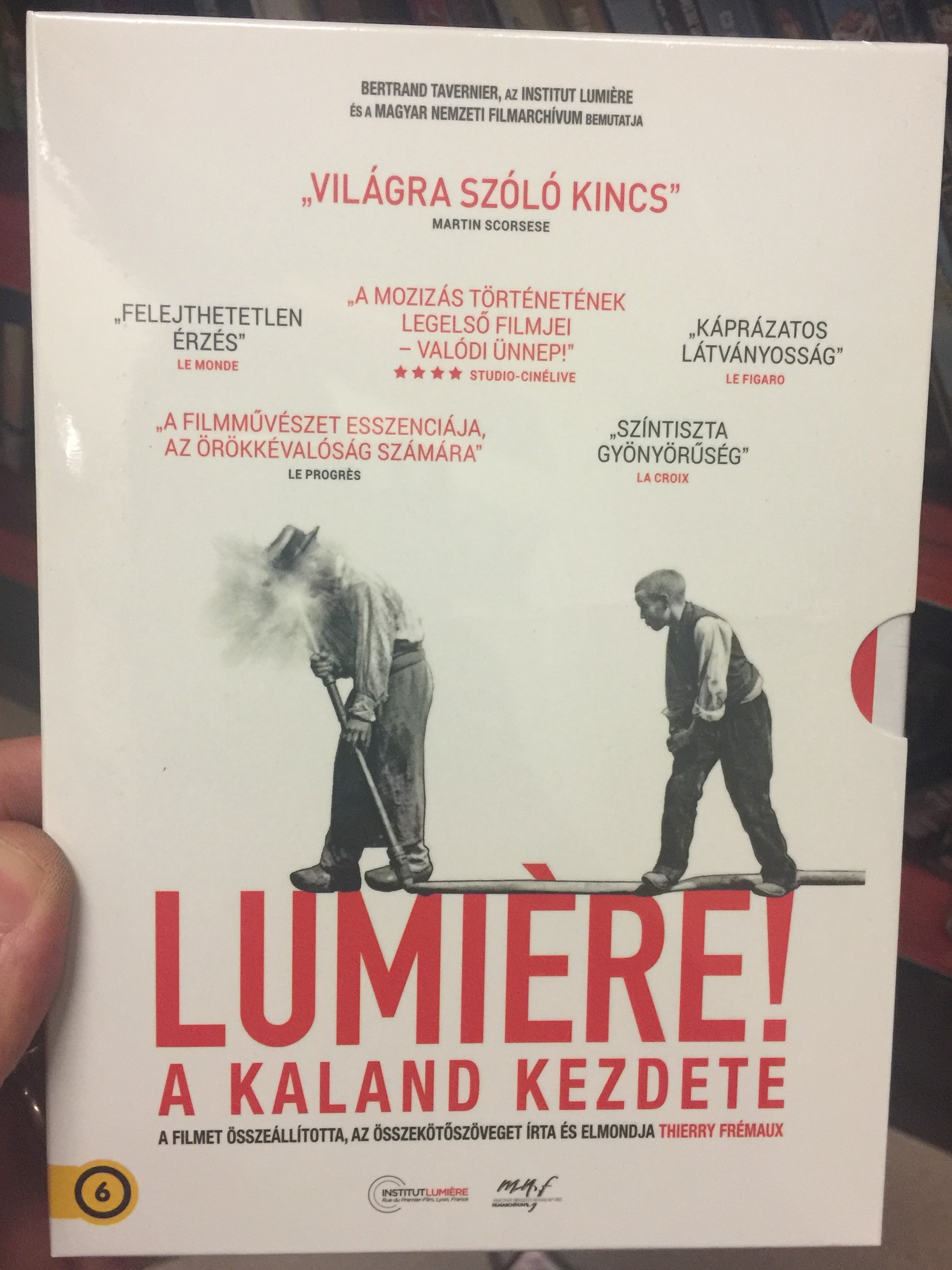 Lumière! DVD 2016 Lumiére! – A kaland kezdete / Directed by Thierry Frémaux  / Starring: Auguste Lumière, Louis Lumière, Martin Scorsese -  bibleinmylanguage
