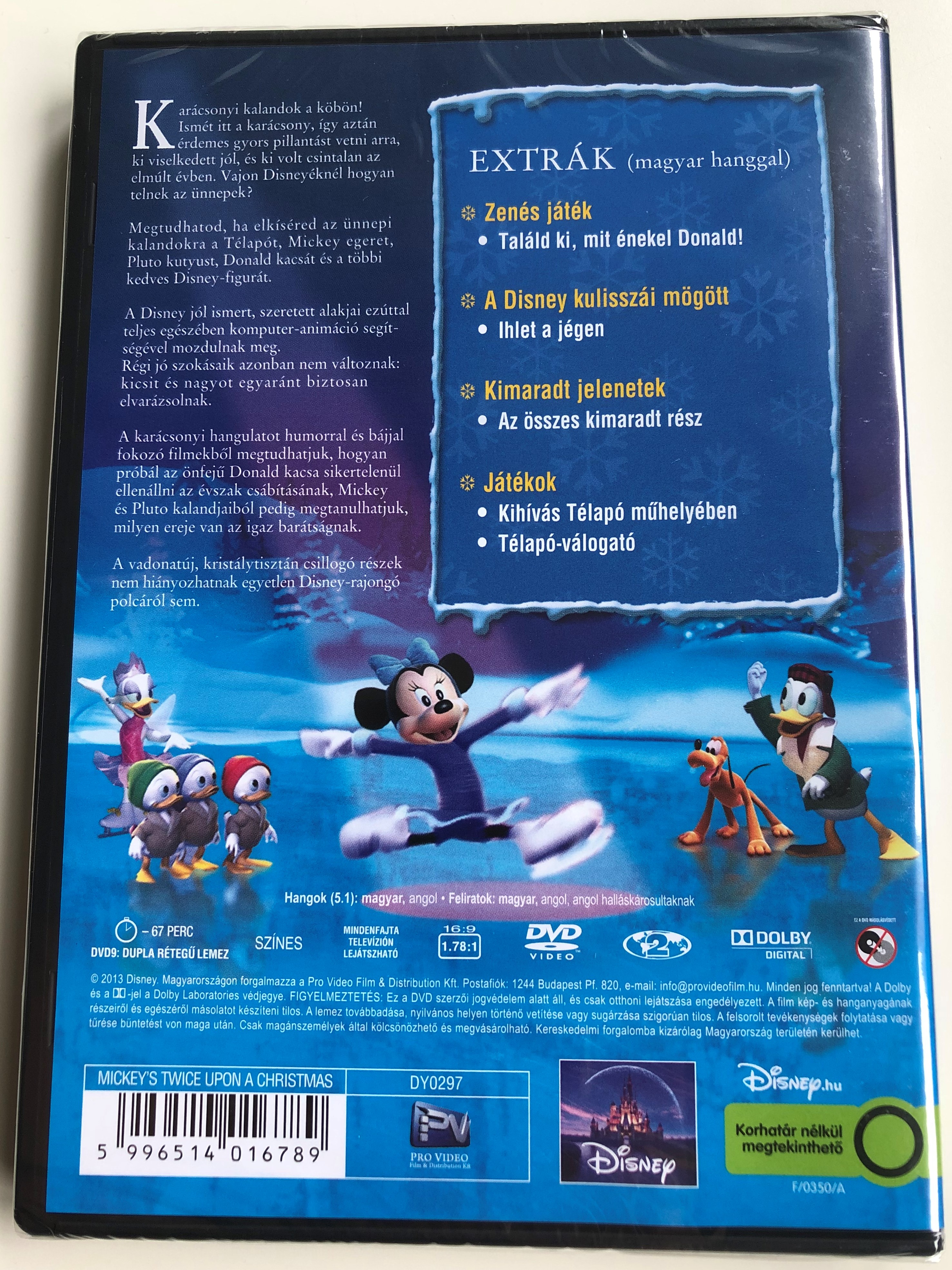 Mickey's Twice Upon a Christmas DVD 2004 Mickey egér - Volt kétszer egy  karácsony / Directed by Matthew O'Callaghan / Starring: Wayne Allwine, Tony  Anselmo, Jeff Bennett, Jim Cummings - bibleinmylanguage