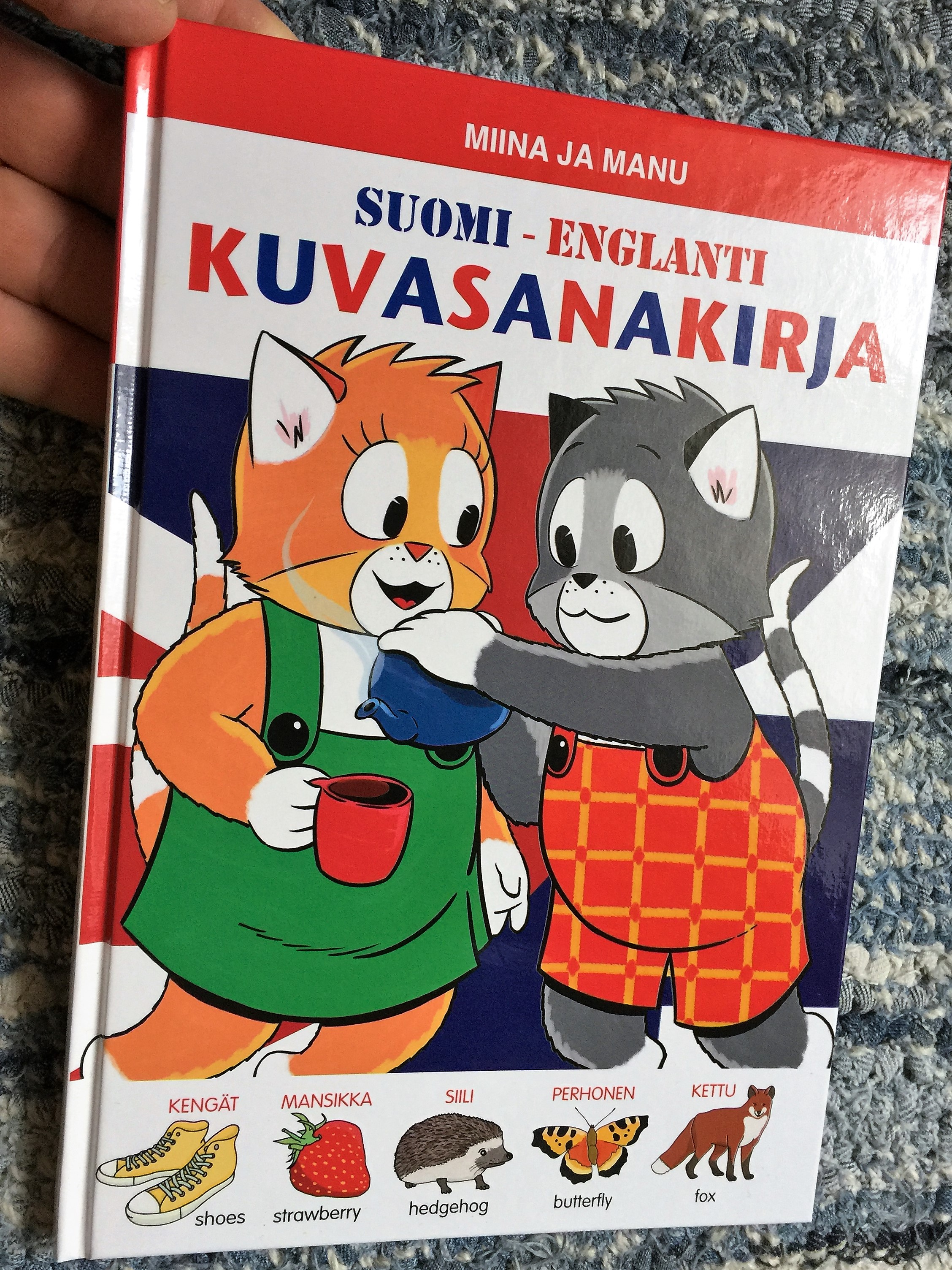 Miina Ja Manu - Suomi - Englanti Kavasanakirja / Finnish - English Picture  Dictionary / Over 600 words in finnish and english! Yli 600 sanaa suomenksi  ja englanniksi / Hardcover 2nd edition / Satukustannus 2013 -  bibleinmylanguage