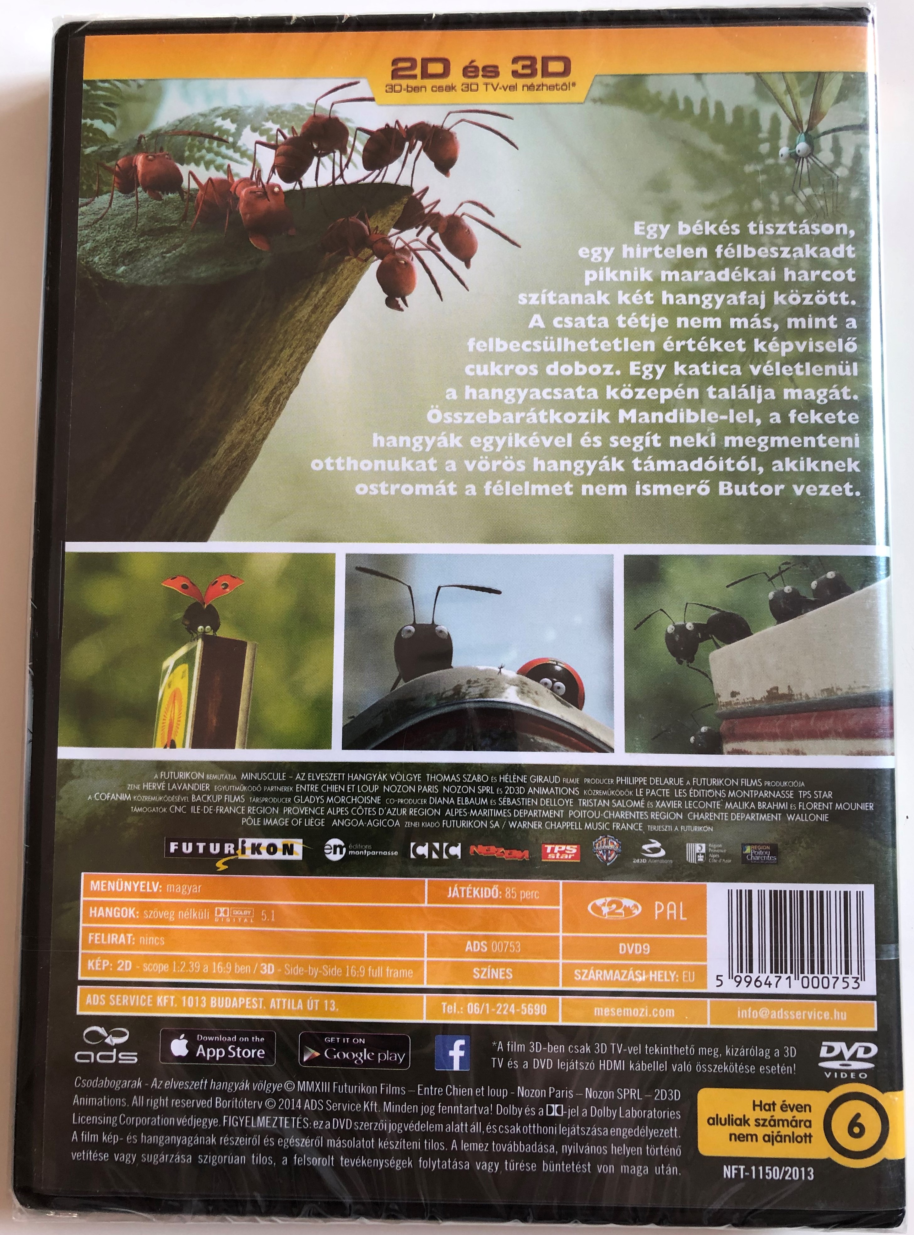 Minuscule - La vallée des fourmis perdues DVD 2014 Csodabogarak - Az  elveszett hangyák völgye / Directed by Hélène Giraud, Thomas Szabo / Valley  of the Lost Ants in 2D and 3D - bibleinmylanguage