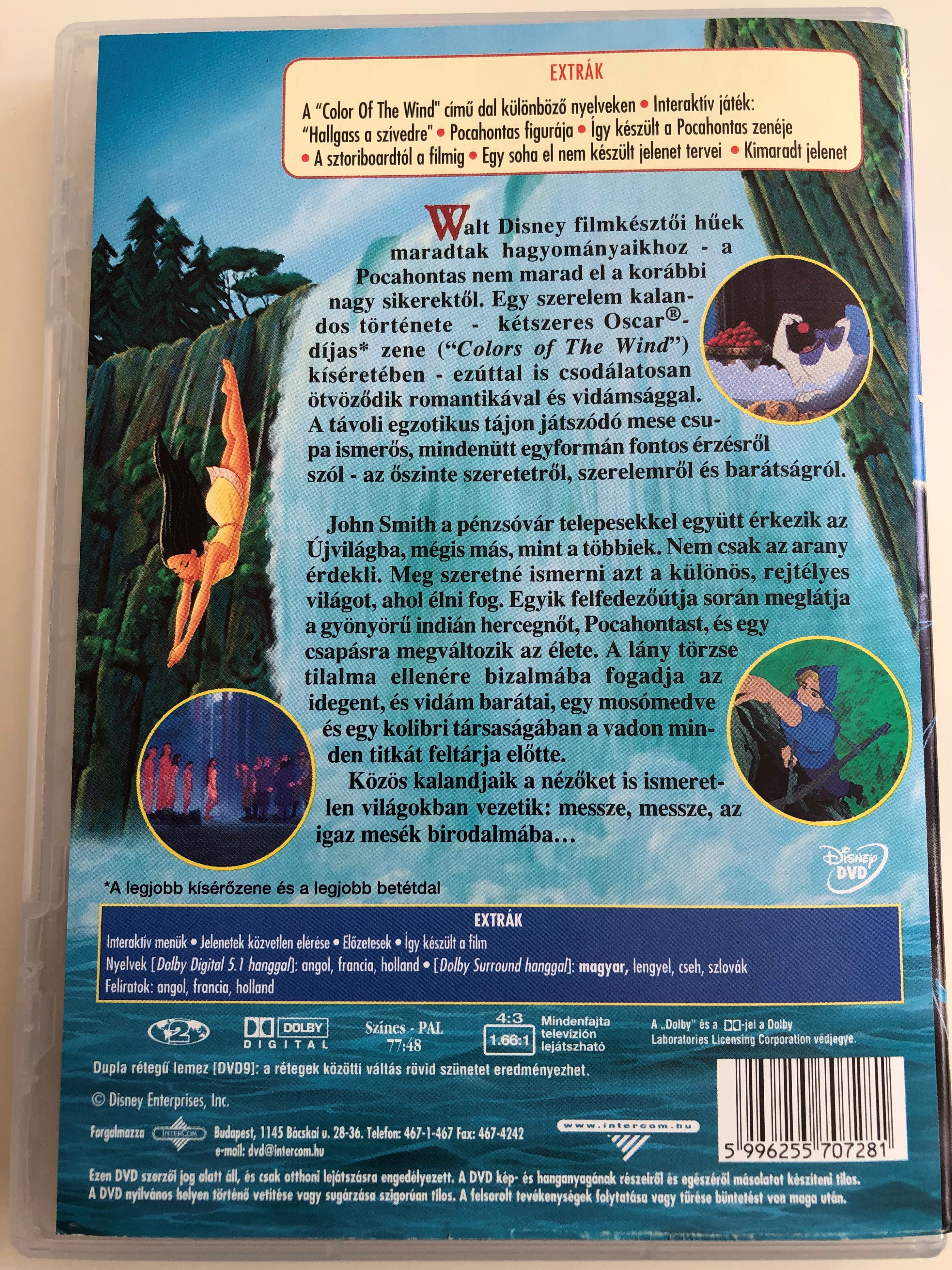 Pocahontas (1995) DVD Disney klasszikus / Directed by Mike Gabriel, Eric  Goldberg / Starring: Irene Bedard, Mel Gibson, David Ogden Stiers, John  Kassir, Russell Means - bibleinmylanguage