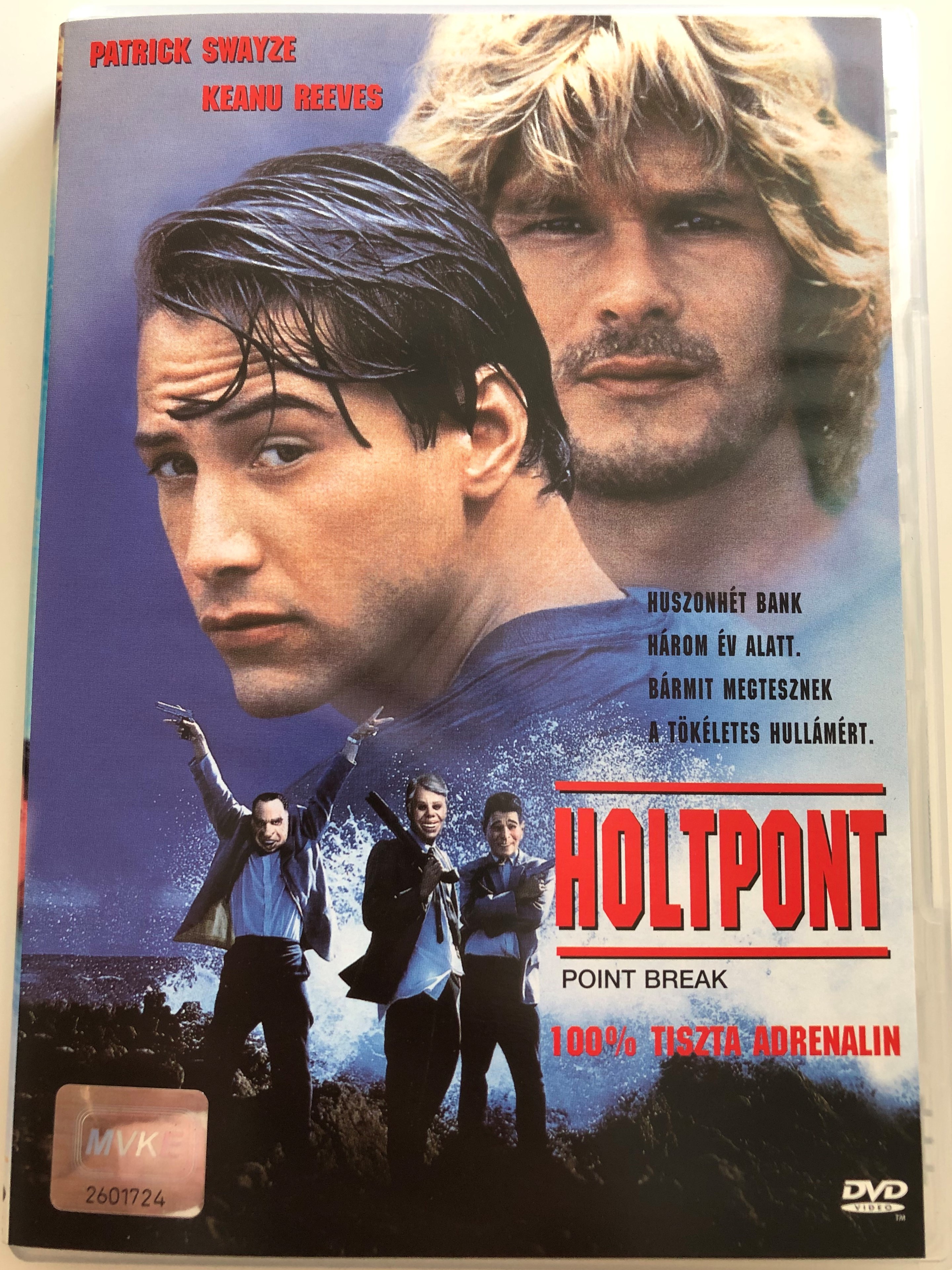 Point break DVD 1991 Holtpont / Directed by Kathryn Bigelow / Starring:  Patrick Swayze, Keanu Reeves - bibleinmylanguage