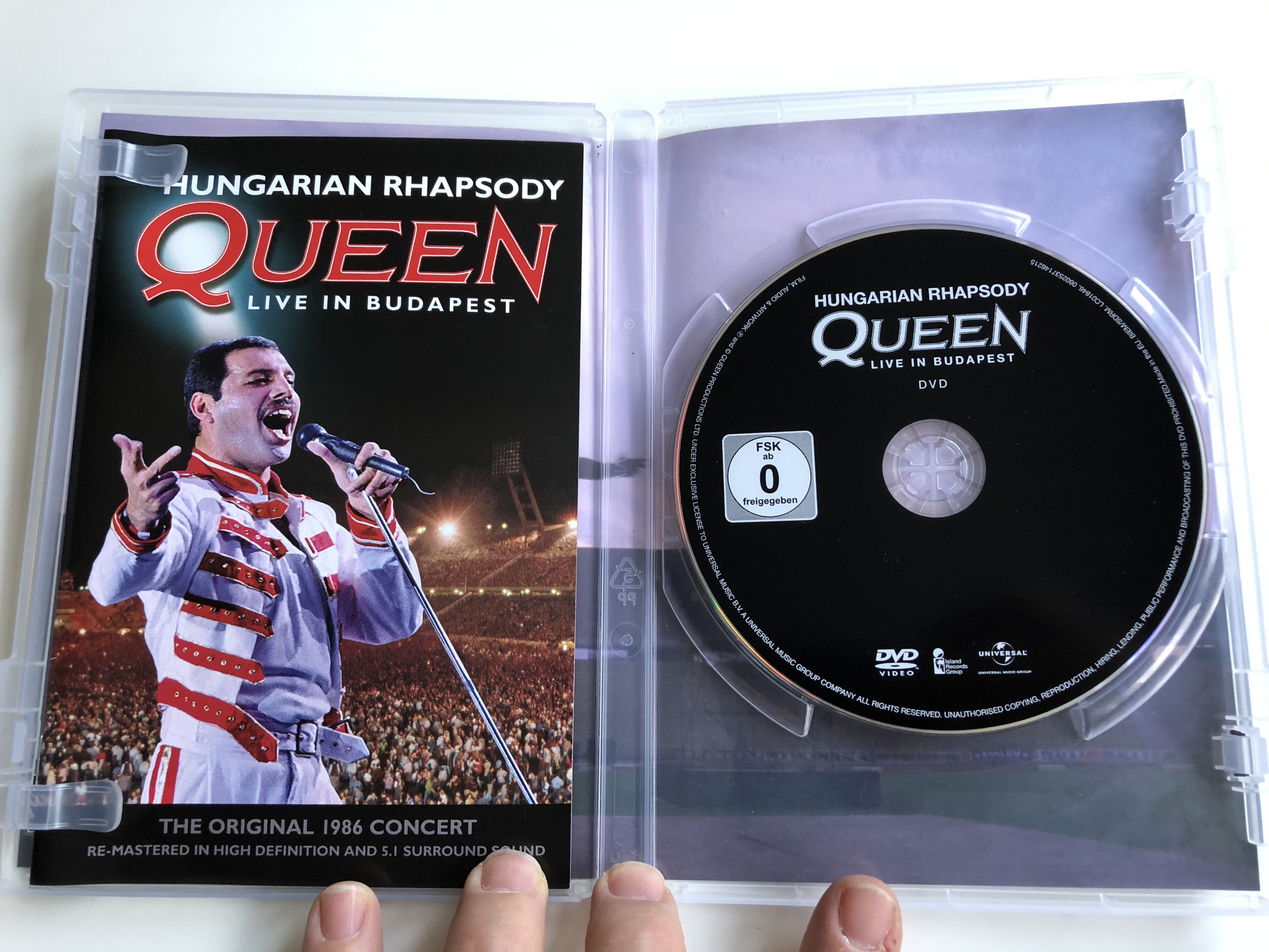 corona tijeras restaurante Queen - Live in Budapest DVD Hungarian Rhapsody / The Original 1986 Concert  / Re-Mastered in High Definition / Additional Content: A Magic Year  -Documentary - bibleinmylanguage