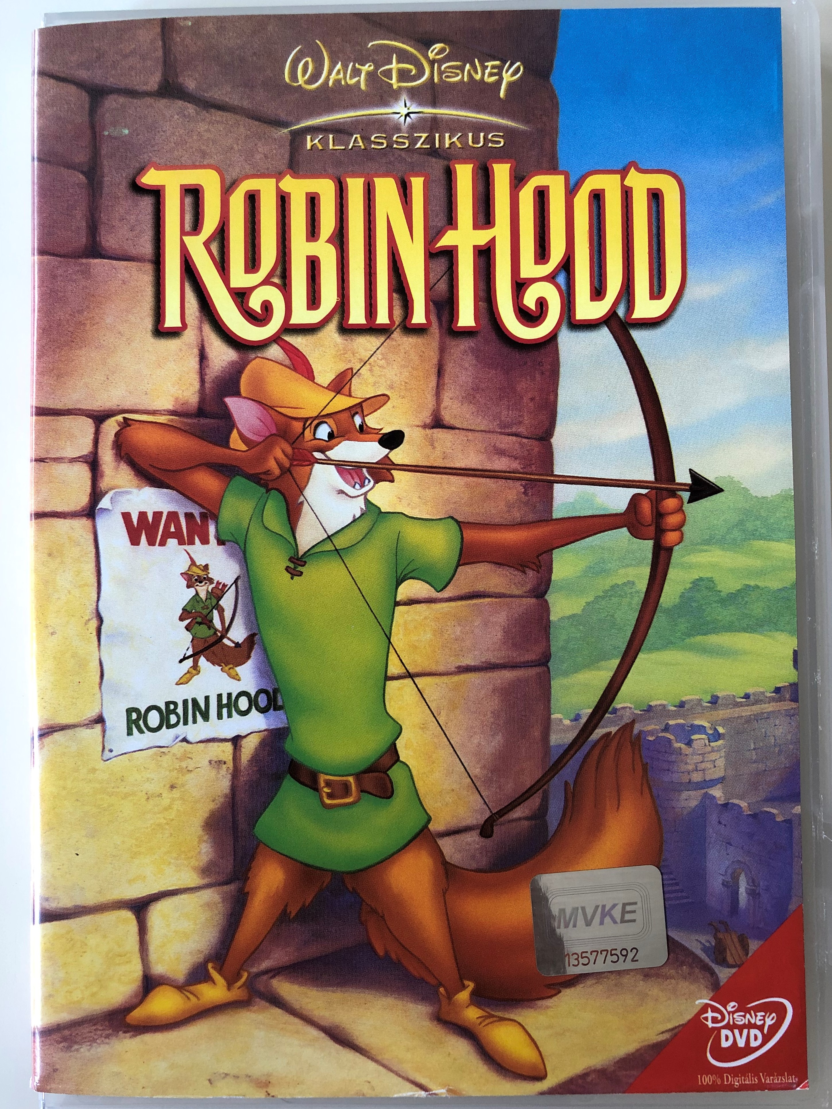 Robin Hood DVD 1973 Walt Disney Classic / Directed by Wolfgang Reitherman /  Starring: Peter Ustinov, Phil Harris, Brian Bedford, Terry-Thomas, Roger  Miller - bibleinmylanguage