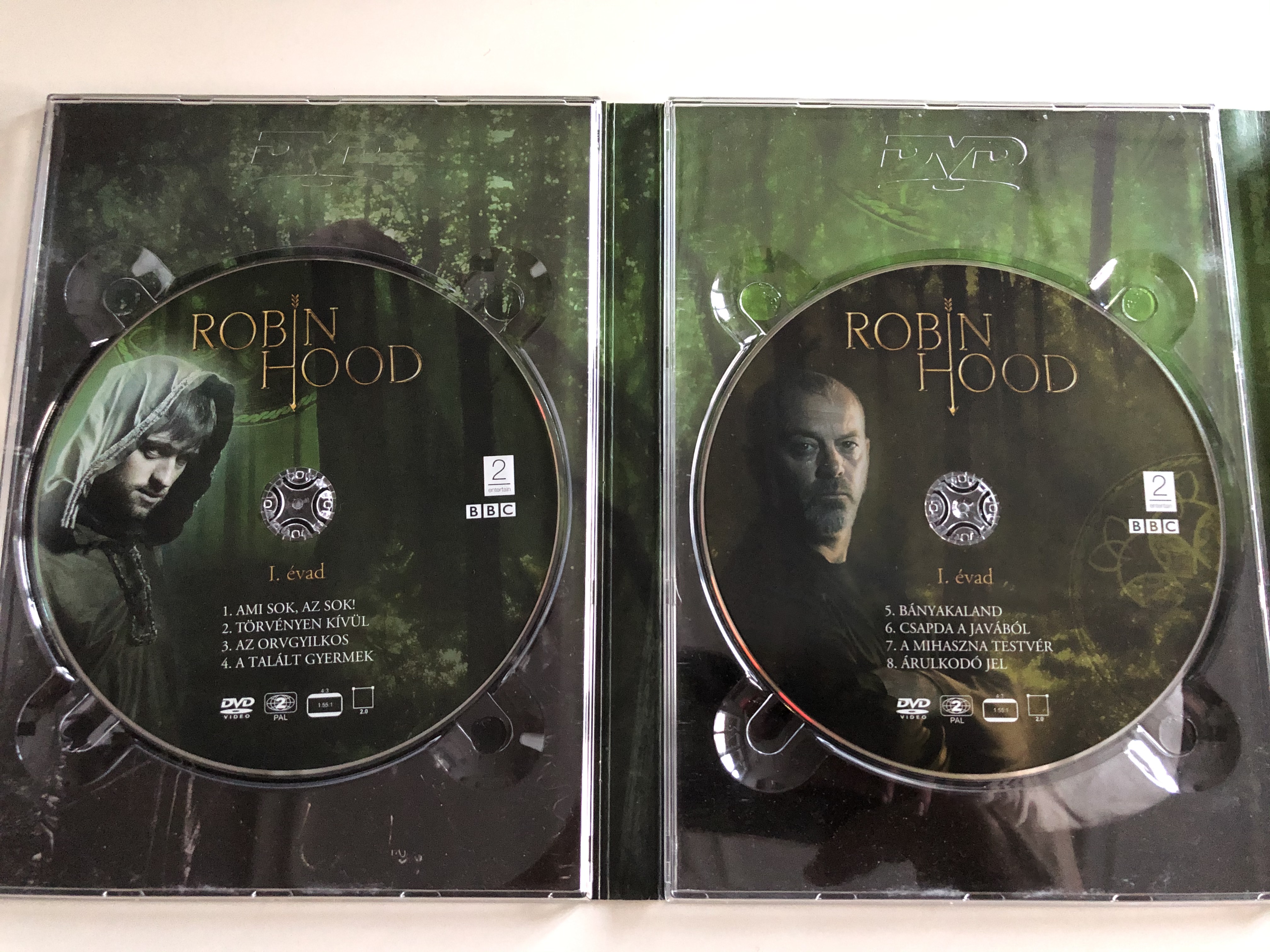 Robin Hood TV Series DVD Box 2006 Robin Hood TV Sorozat 4 Lemez / Full  Season 1 - 4 DVD / Directed by Matthew Evans, Graeme Harper, Declan  O'Dwyer, Richard Standeven /