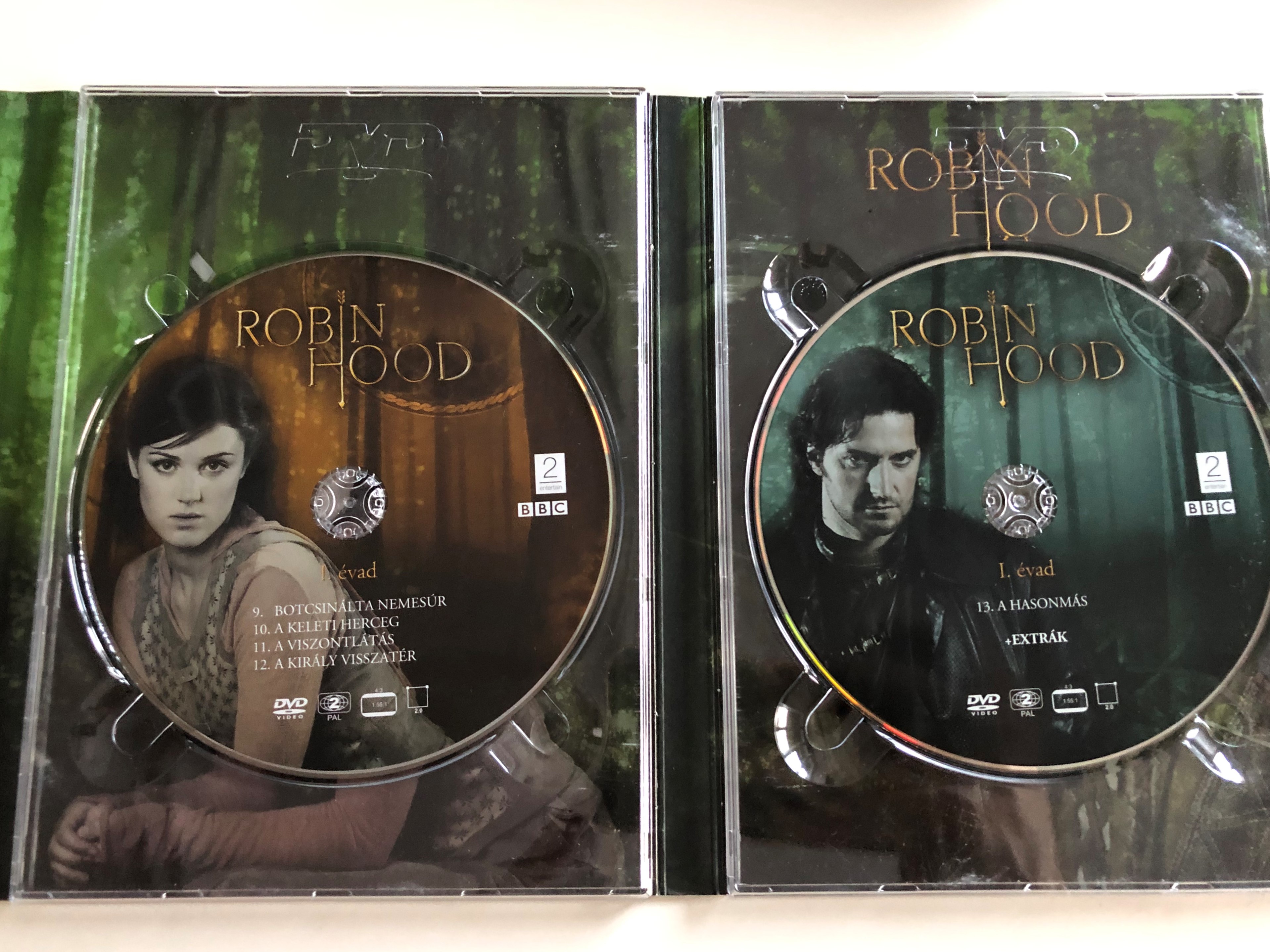 Robin Hood Tv Series Dvd Box 06 Robin Hood Tv Sorozat 4 Lemez Full Season 1 4 Dvd Directed By Matthew Evans Graeme Harper Declan O Dwyer Richard Standeven
