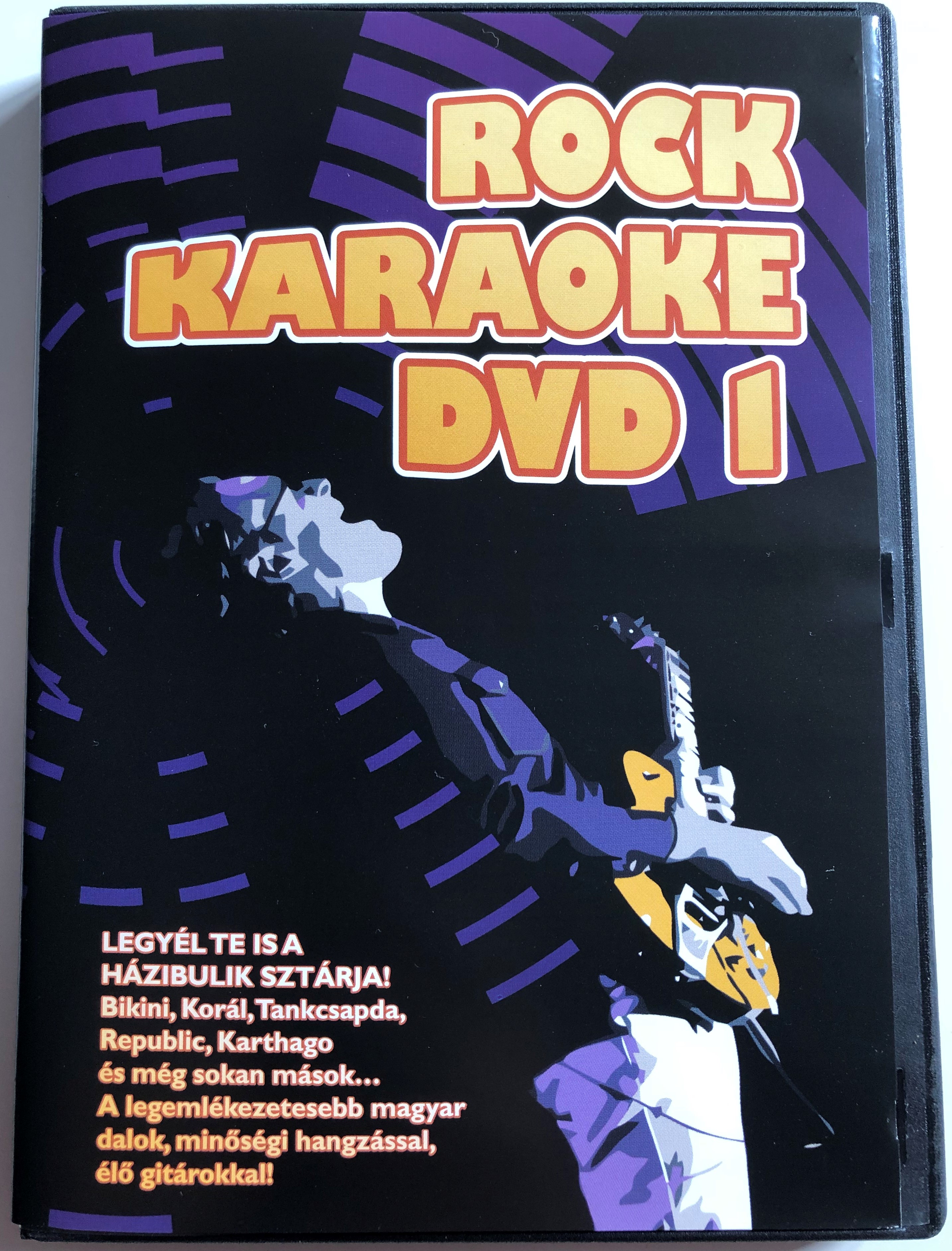 Rock Karaoke 1. DVD 2010 / Legyél te is a Házibulik sztárja! / Korál,  Tankcsapda, Republic / Hungarian Rock band karaoke / BHB DVD 05 -  bibleinmylanguage