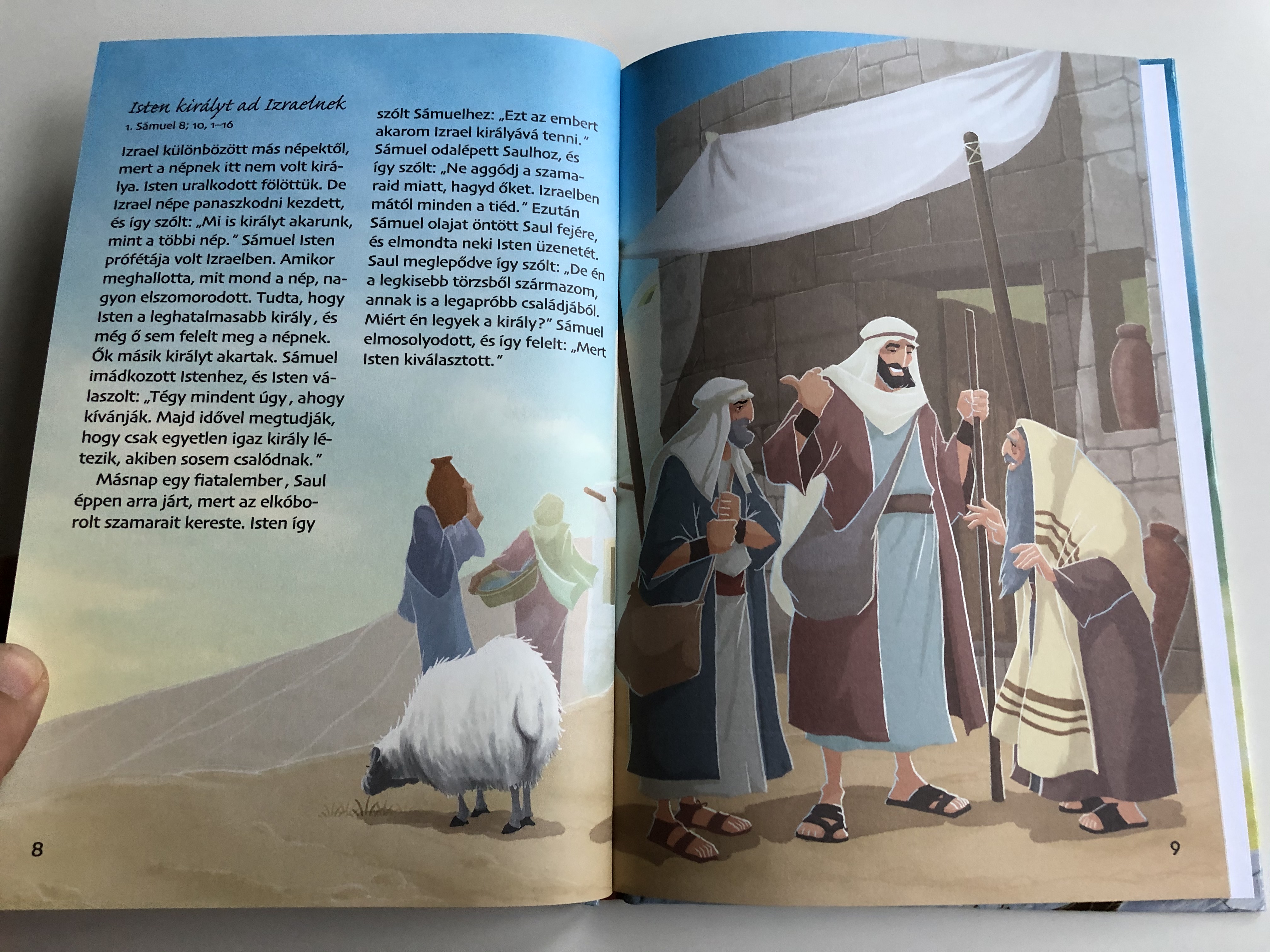 Saul - Biblia sorozat gyerekeknek by Joy Melissa Jensen / Illustrations by  Gustavo Mazali / Egmont 2009 / Hardcover - bibleinmylanguage