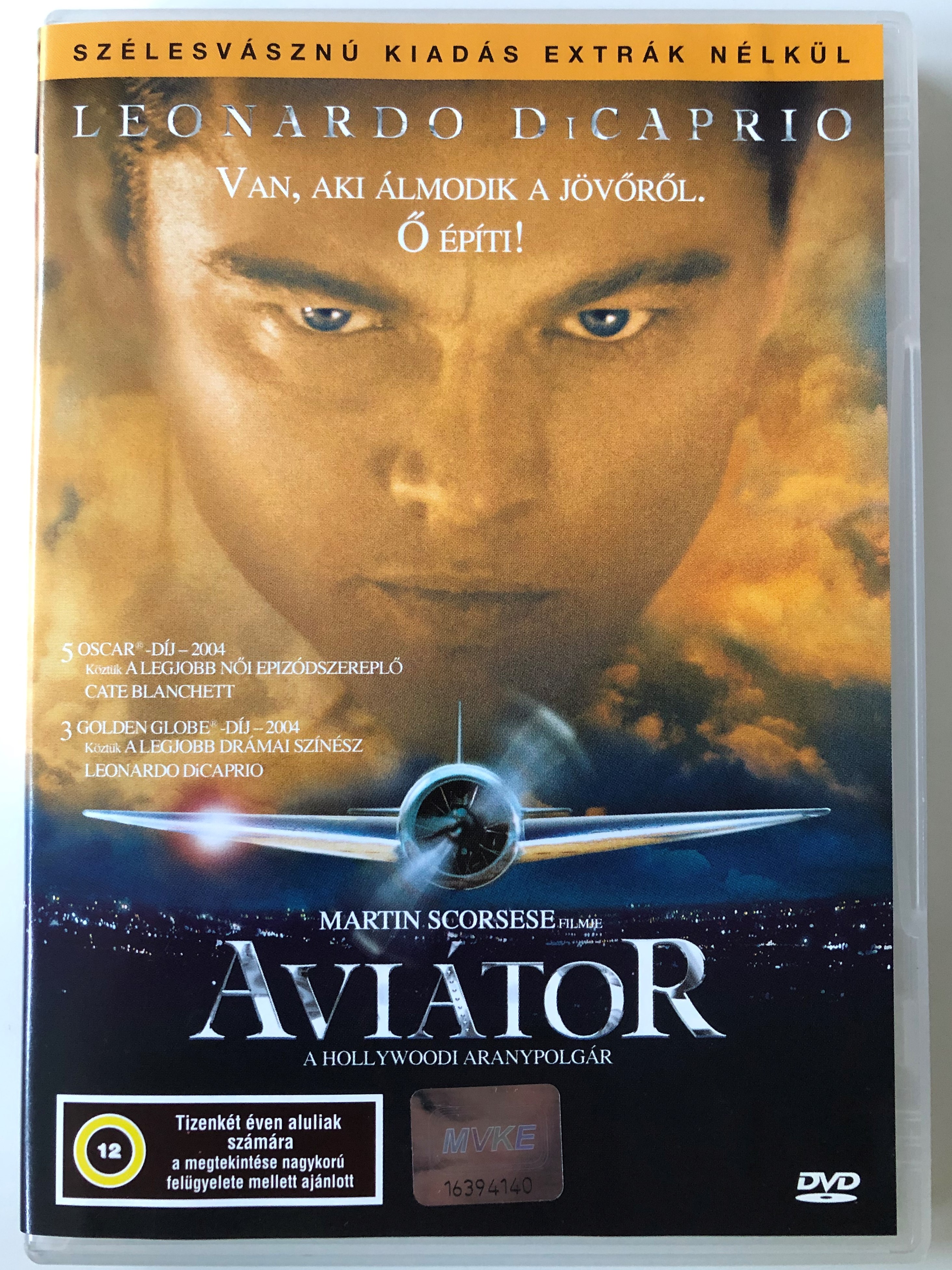 The Aviator DVD 2004 Aviátor / Directed by Martin Scorsese / Starring:  Leonardo DiCaprio, Cate Blanchett, Kate Beckinsale, John C. Reilly -  bibleinmylanguage