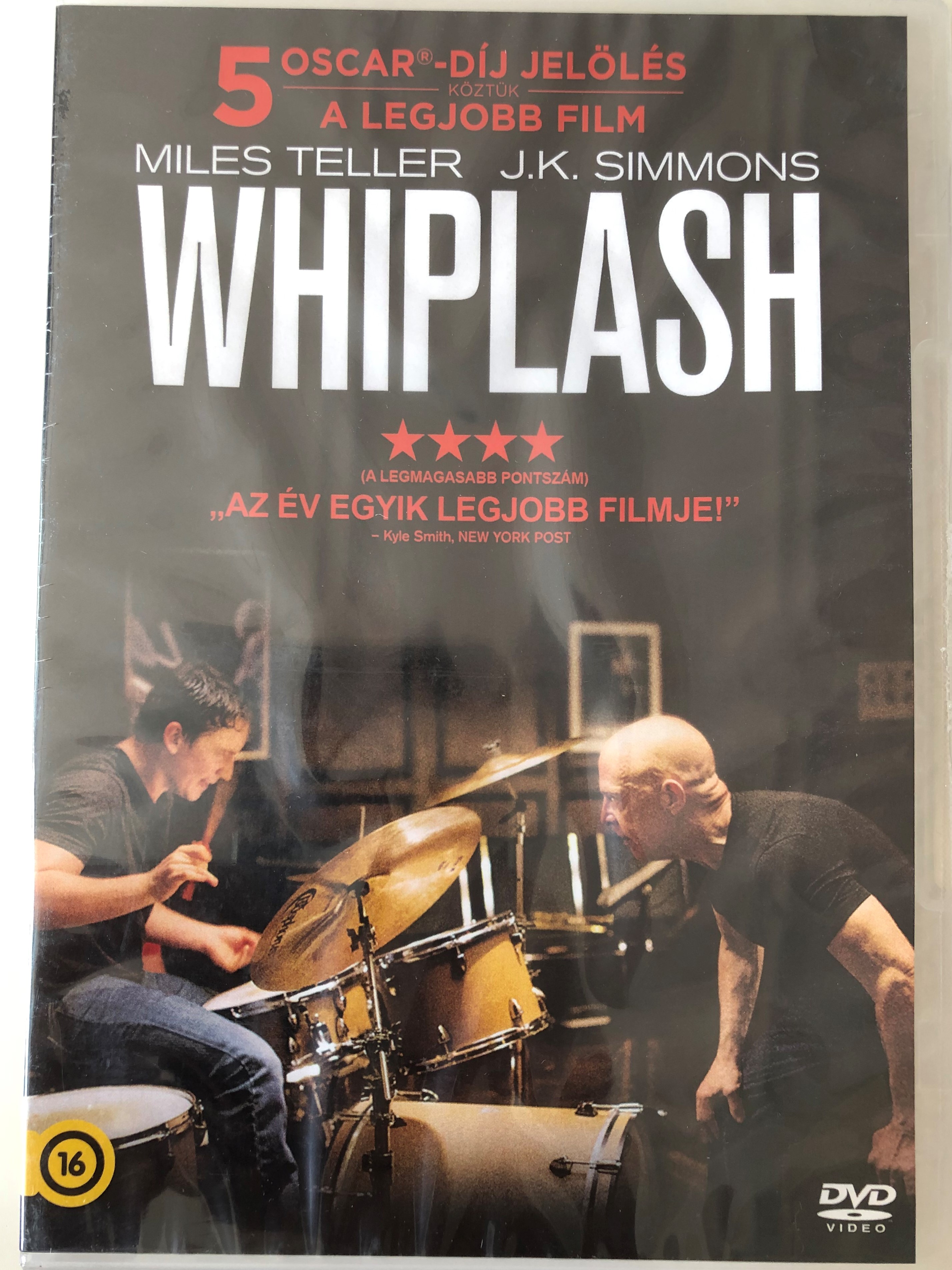 Whiplash DVD 2014 / Directed by Damien Chazellea / Starring: Miles Teller,  J. K. Simmons, Paul Reiser - bibleinmylanguage