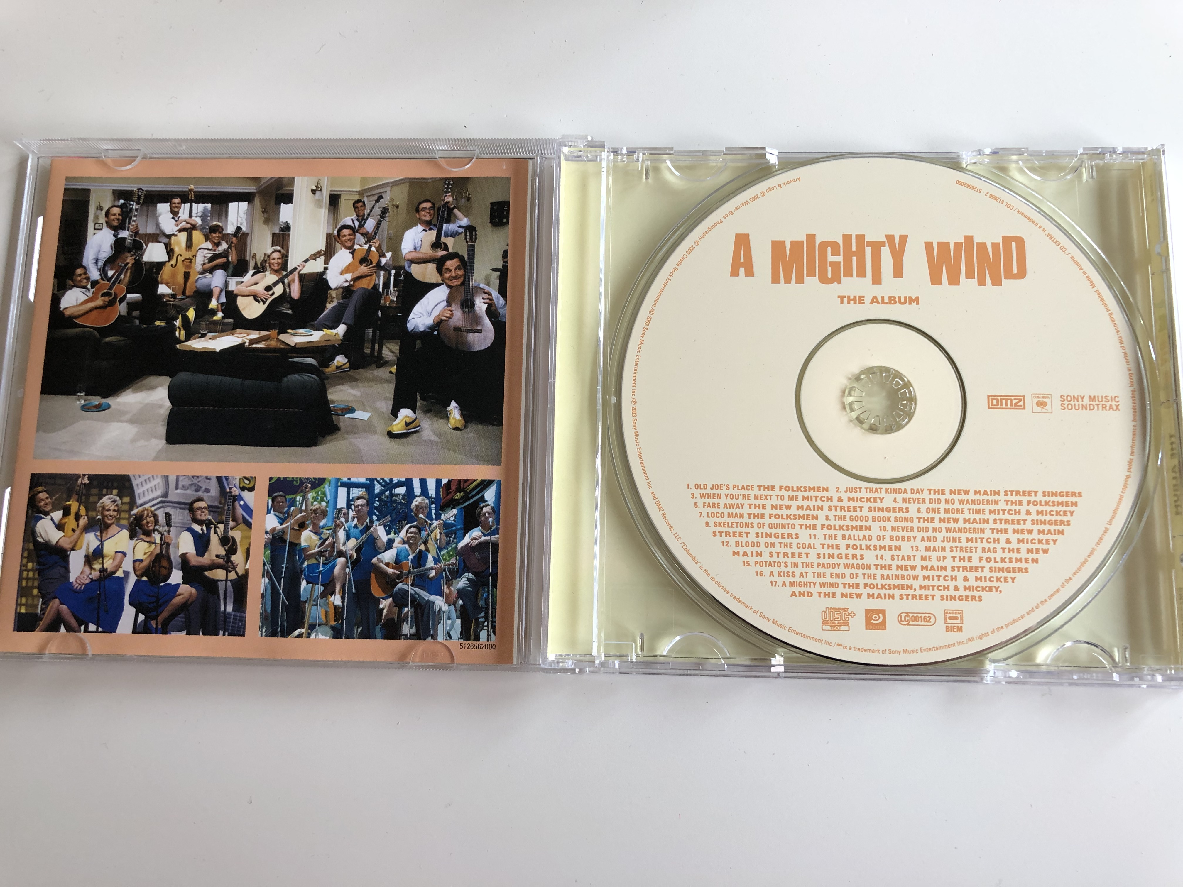 A MIGHTY WIND THE ALBUM SONGS BY THE FOLKSMEN MITCH MICKEY THE 