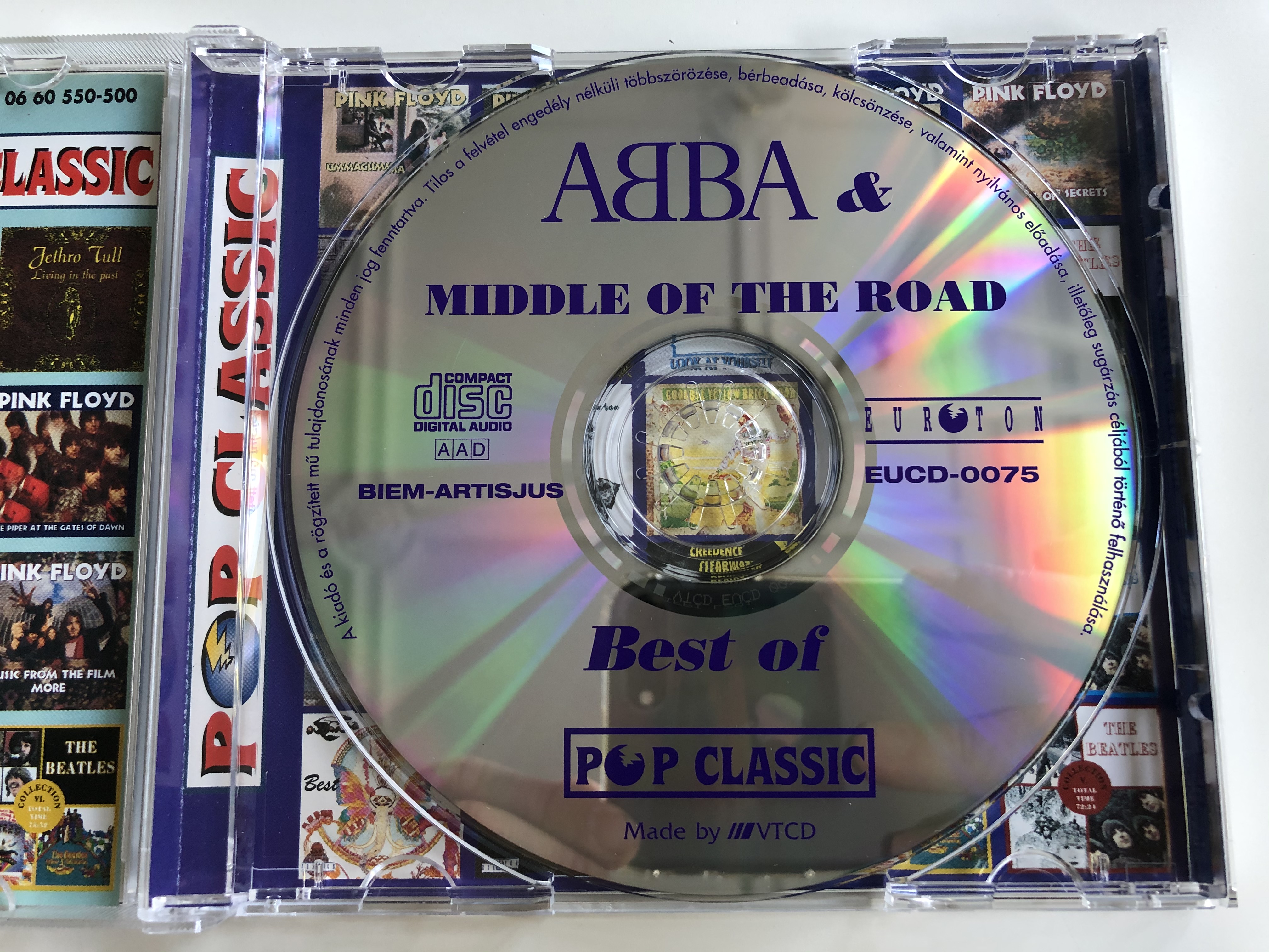ABBA & Middle Of The Road ‎– Best Of / Pop Classic / Euroton ‎Audio CD /  EUCD-0075 - bibleinmylanguage