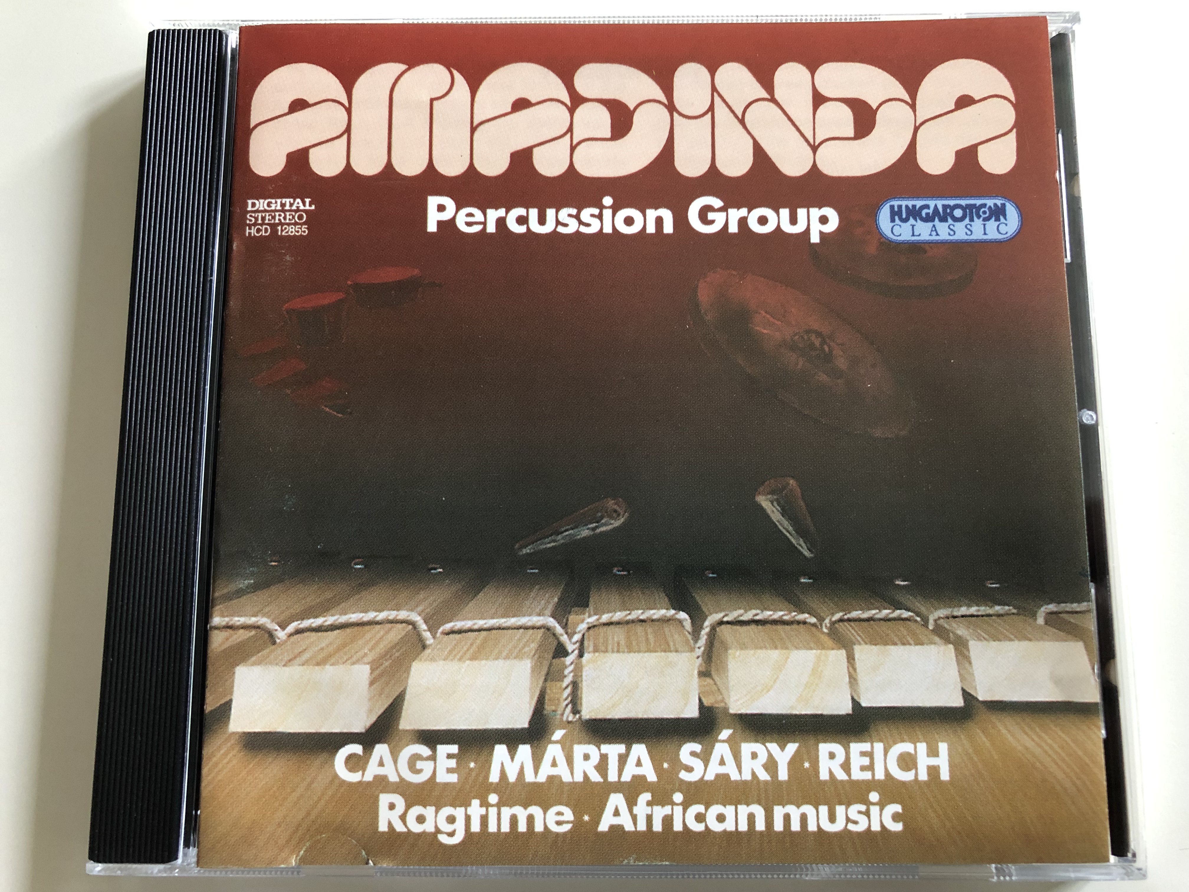 Amadinda Percussion Group / Cage, Márta, Sáry, Reich / Ragtime - African  music / Hungaroton Classic Audio CD 1994 / HCD 12855 - bibleinmylanguage