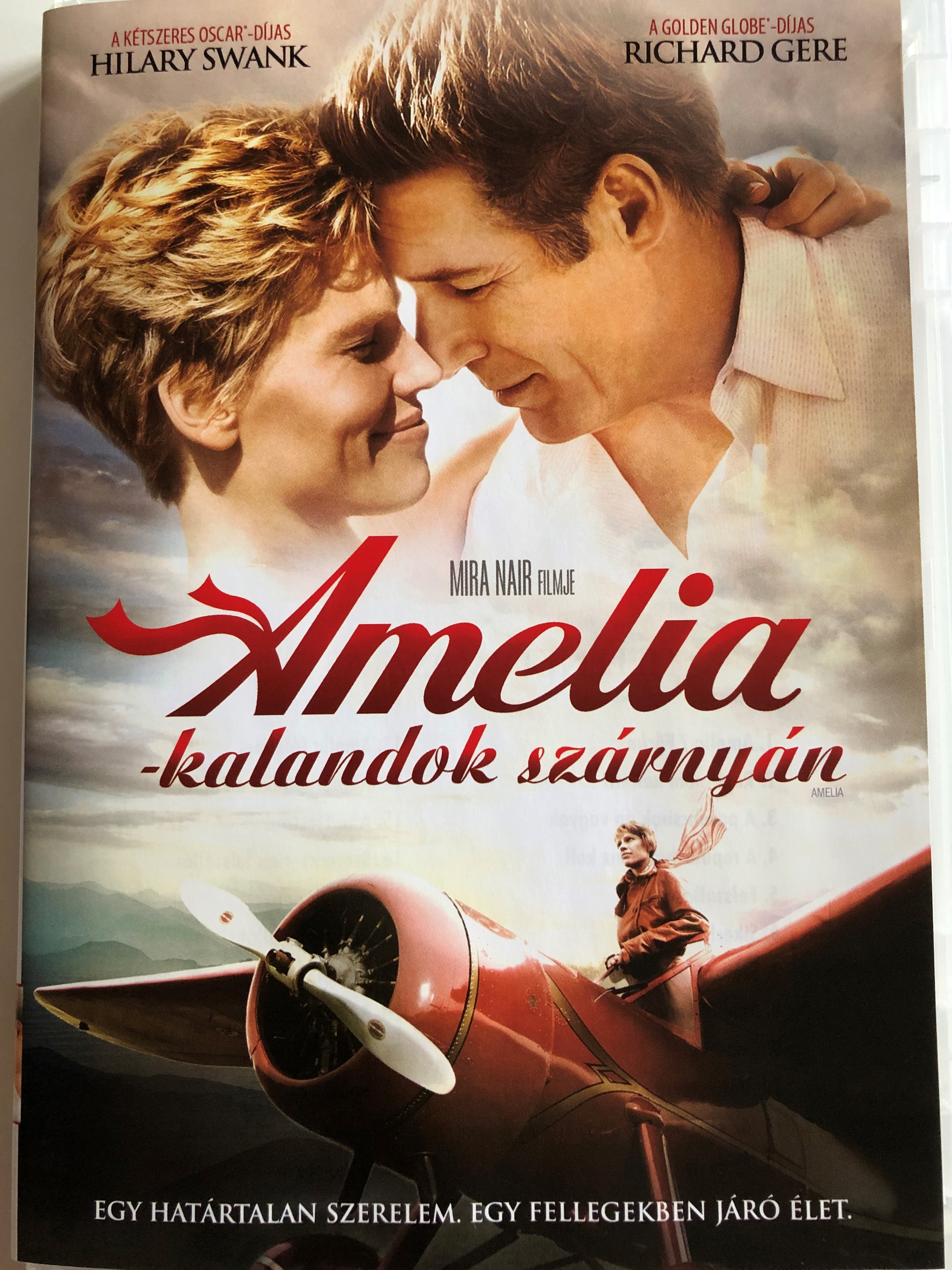 Amelia DVD 2009 Amelia - kalandok szárnyán / Directed by Mira Nair /  Starring: Hilary Swank, Richard Gere, Ewan McGregor - bibleinmylanguage