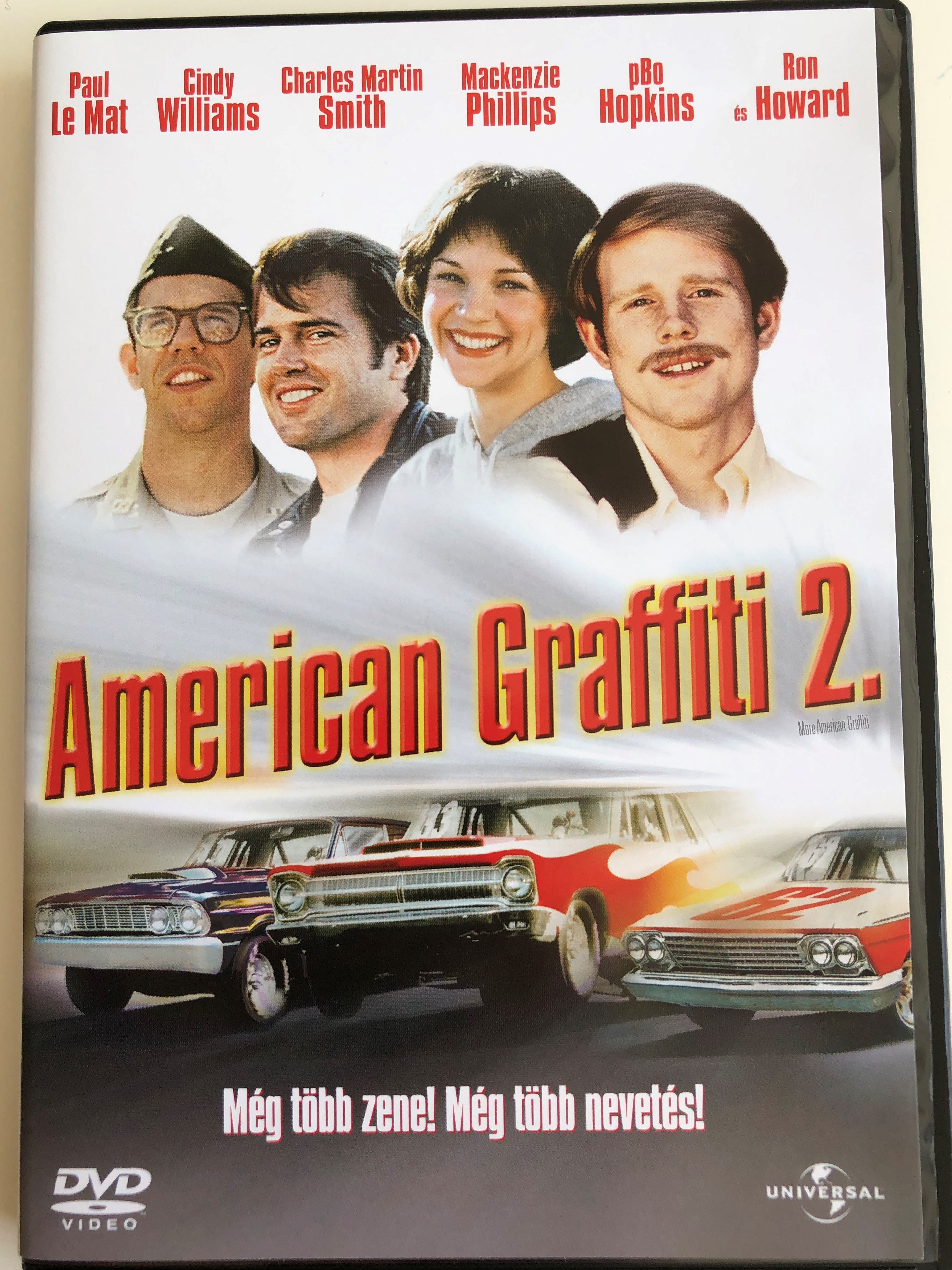 More American Graffiti DVD 1979 American Graffiti 2. / Directed by Bill L.  Norton / Starring: Candy Clark, Bo Hopkins, Ron Howard, Paul Le Mat,  Mackenzie Phillips / Based on Characters by